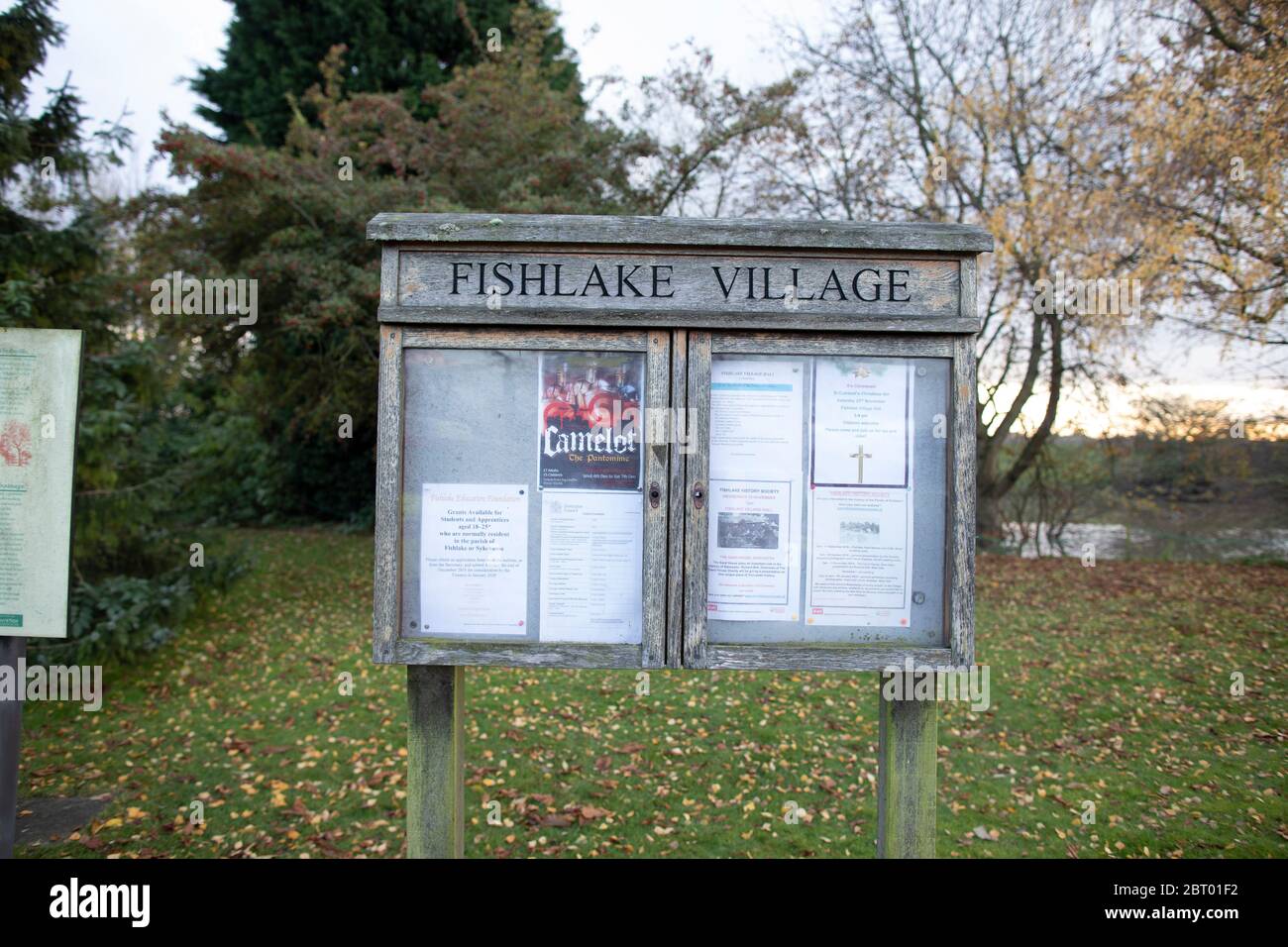13/11/19 Fishlake , South Yorkshire Fluten - Fishlake wurde Anfang November evakuiert, nachdem der nahe gelegene Fluss Don seine Ufer platzte und das Dorf überflutete Stockfoto