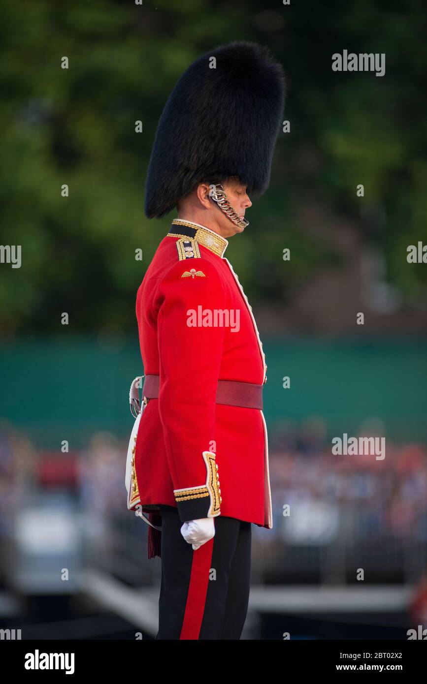 Das Prügel-Retreat am 14. Juni 2017 in Horse Guards Parade, London, Großbritannien Stockfoto