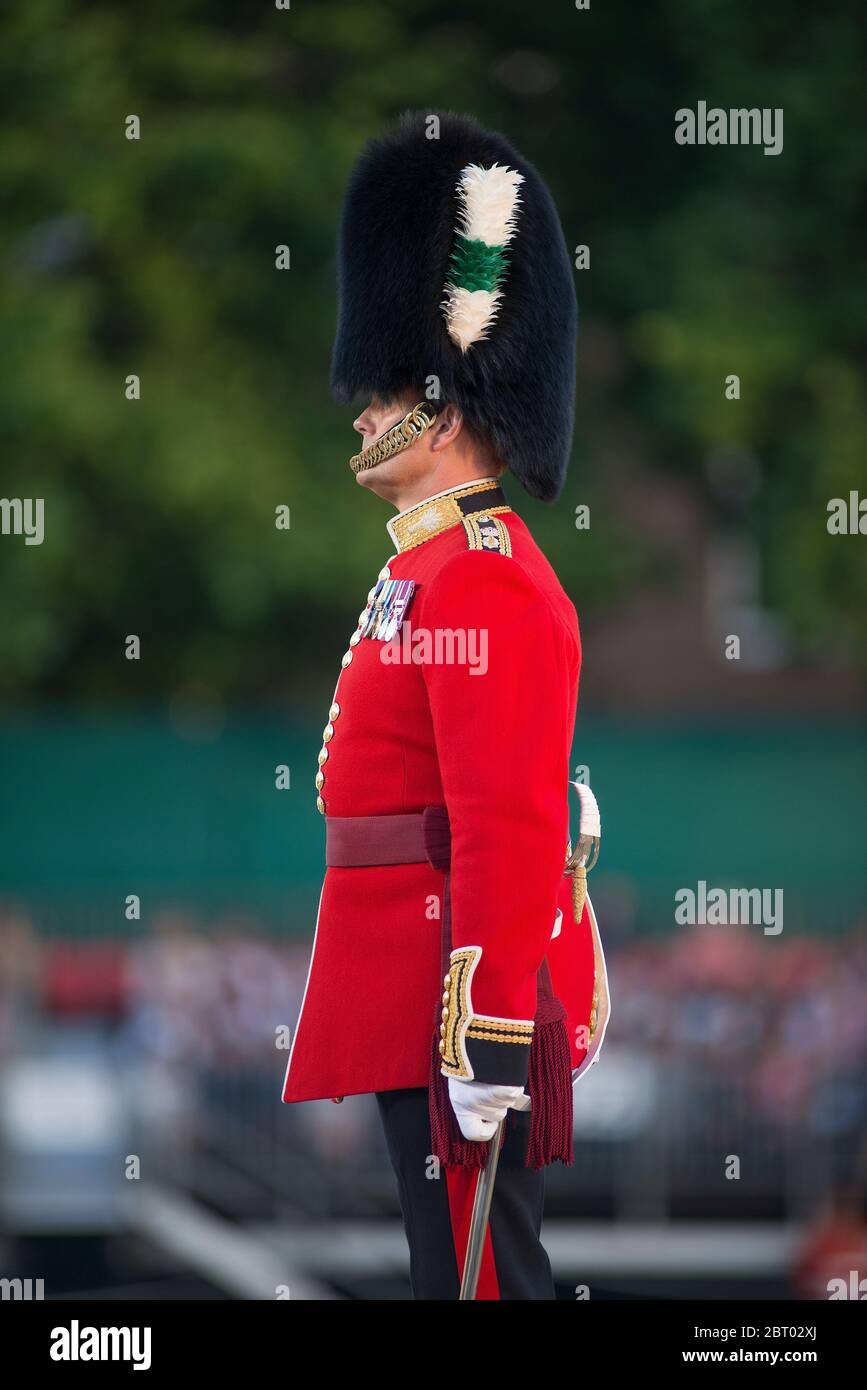 Das Prügel-Retreat am 14. Juni 2017 in Horse Guards Parade, London, Großbritannien Stockfoto