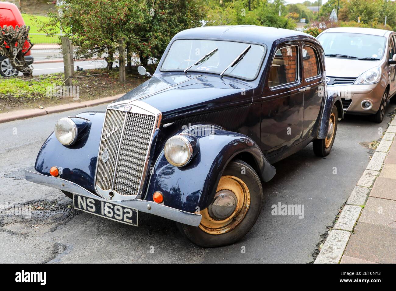 Ein Lancia Aprilia (1937–1949), ein Familienauto von Lancia aus Italien, gesehen in England, Großbritannien Stockfoto
