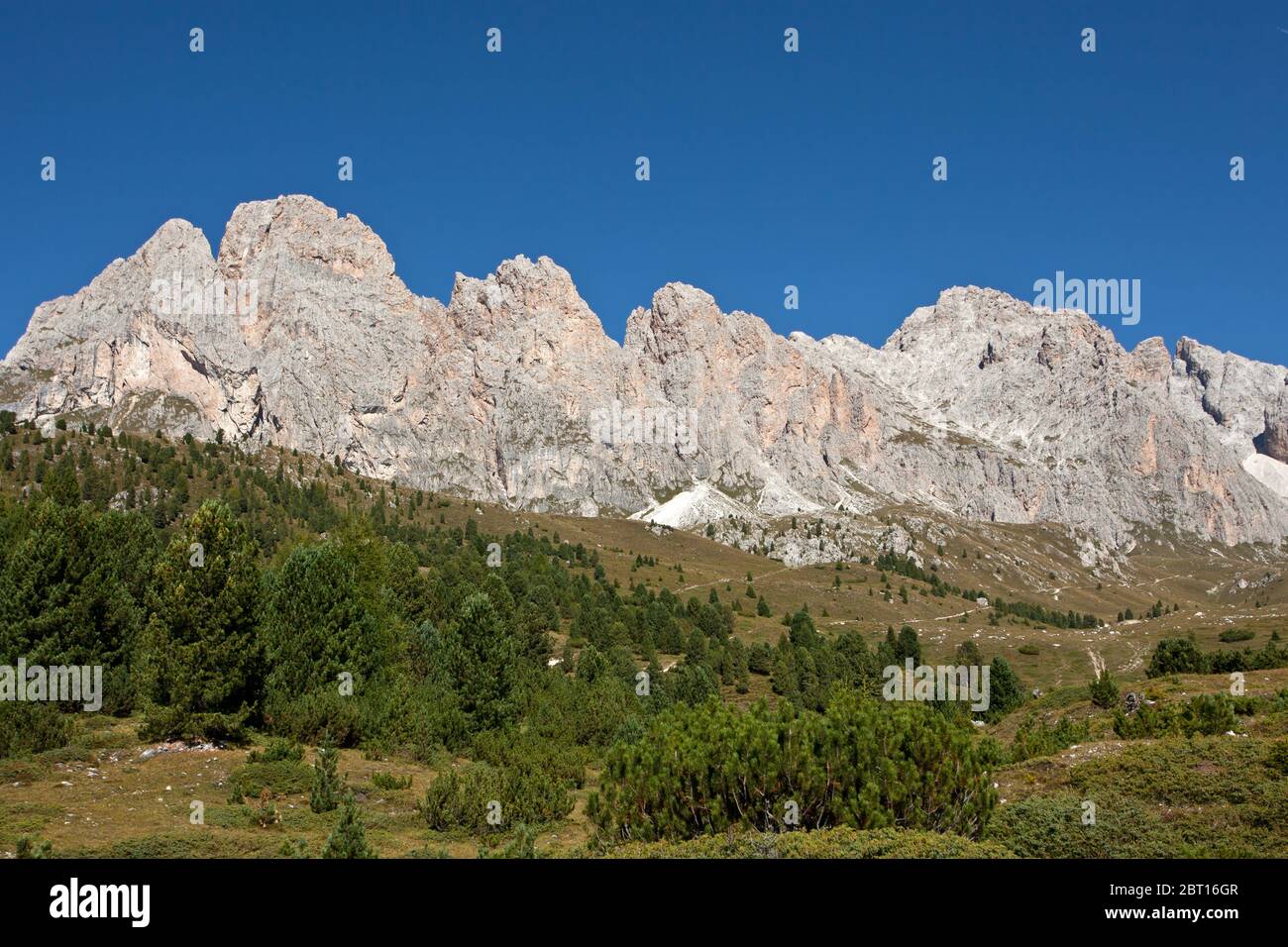 Naturpark Puez-Geisler Stockfoto