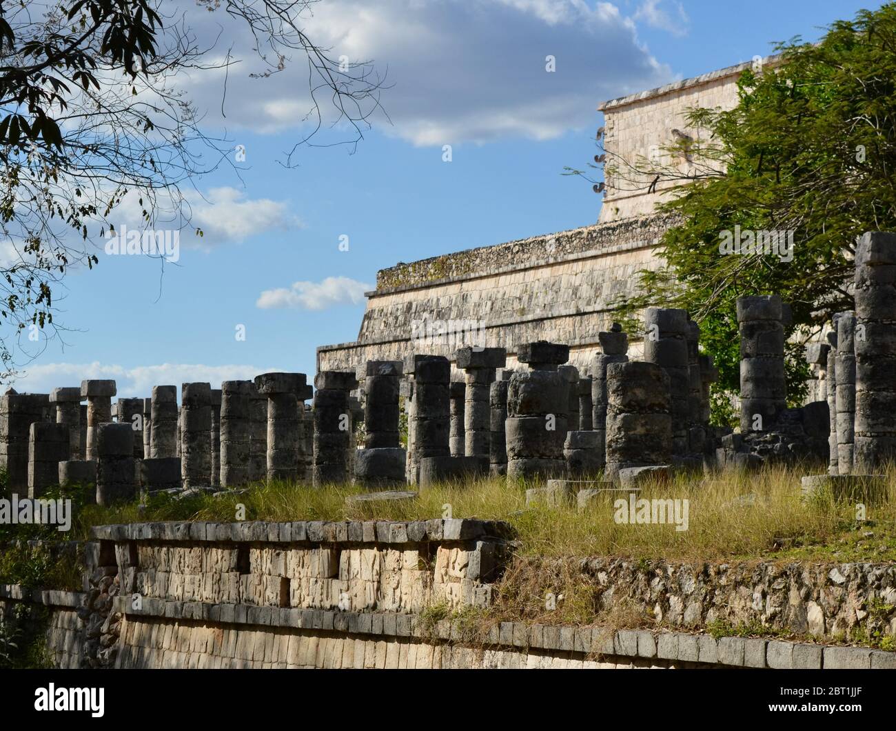 Chichen Izta Maya-Stadt Mexiko Stockfoto