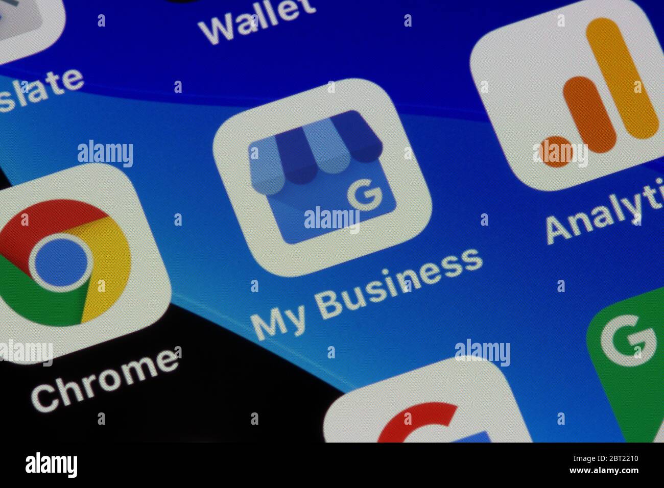 Ostersund, Schweden - 22. Mai 2020: Google My Business App Icon. Google My Business ist ein kostenloses und benutzerfreundliches Tool für Unternehmen, Marken, Künstler und Stockfoto