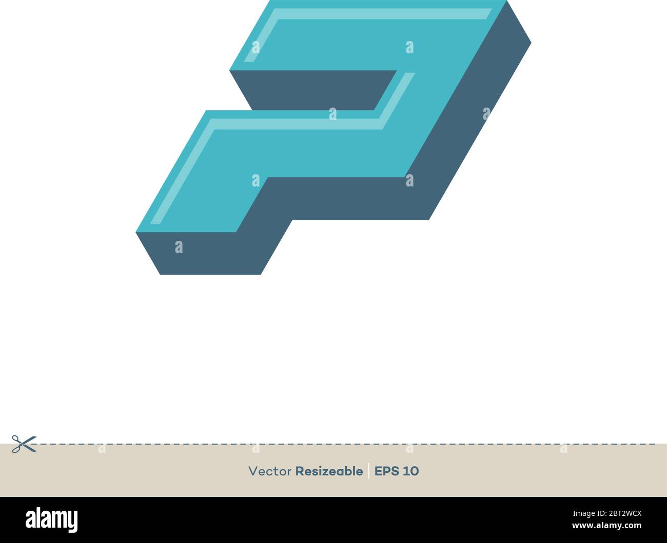 Buchstabe P Symbol Vektor Logo Vorlage Illustration Design. Vektor EPS 10. Stock Vektor