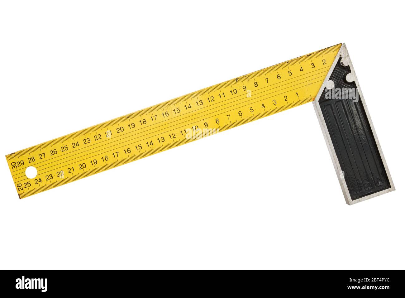 Produktbild von L-förmiges Tischler-Lineal – 30 Cm, Aus Gehärtetem Edelstahl, Für Präzises Messen & Schneiden