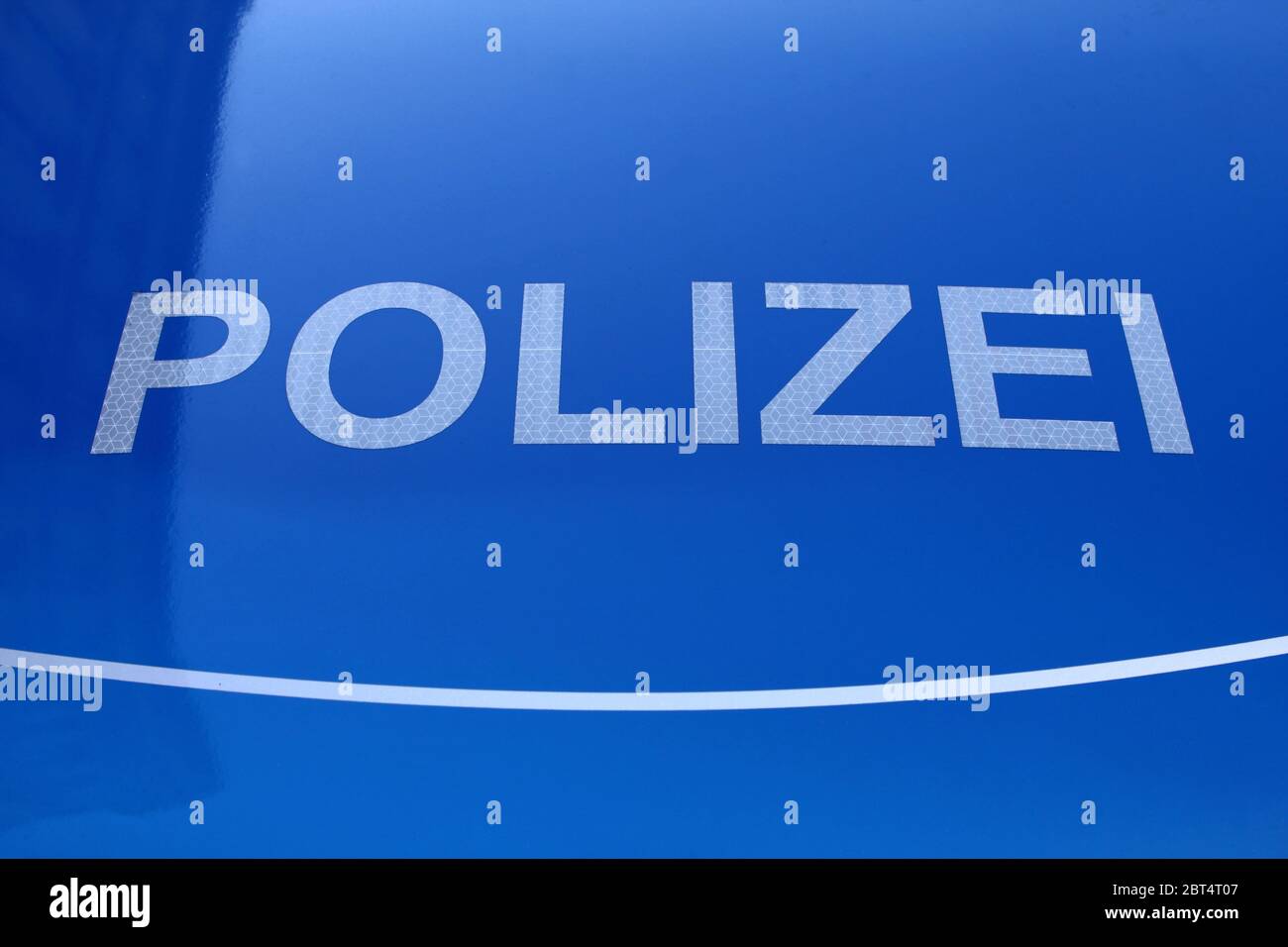 Polizei Betrieb Streifenwagen Streife Polizei Zeichen Signal Auto Stockfotografie Alamy
