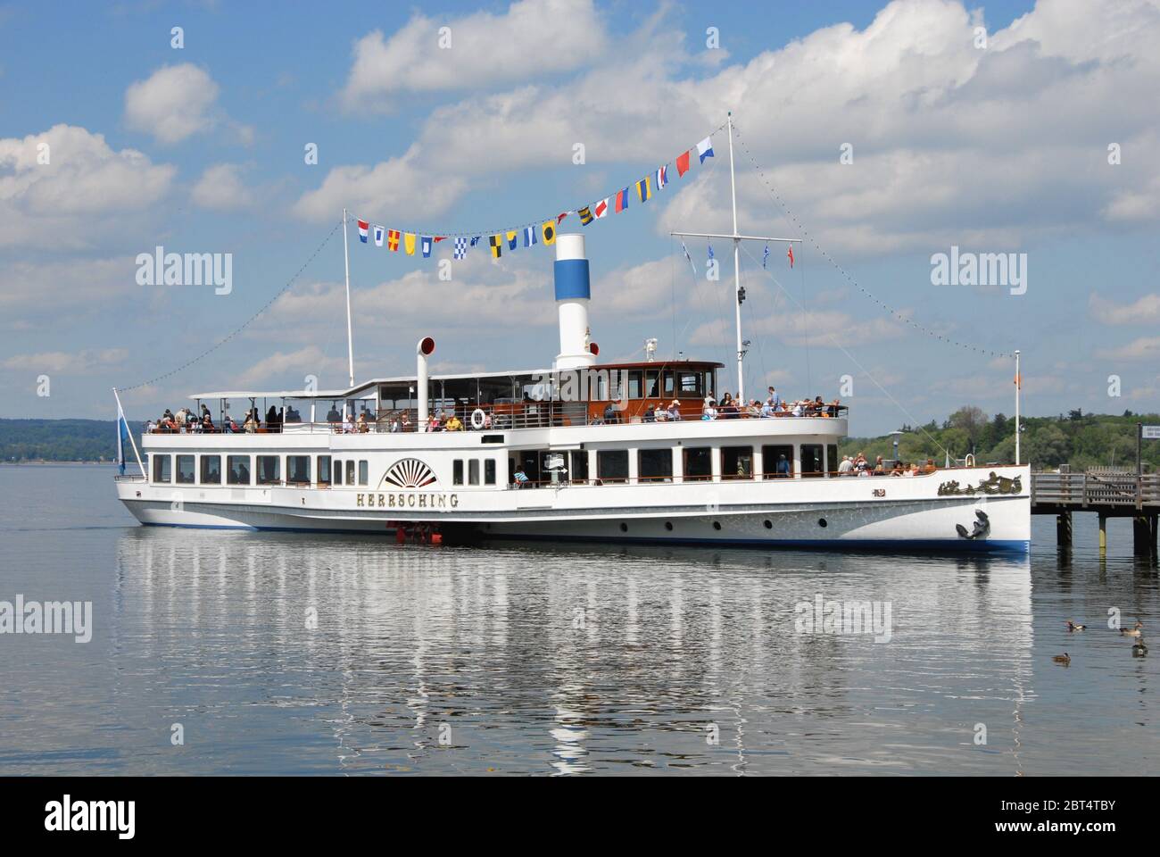 Gewässern, Bayern, Anblick, Ansicht, Outlook, Perspektive, Aussicht, Panorama, Suche, Stockfoto