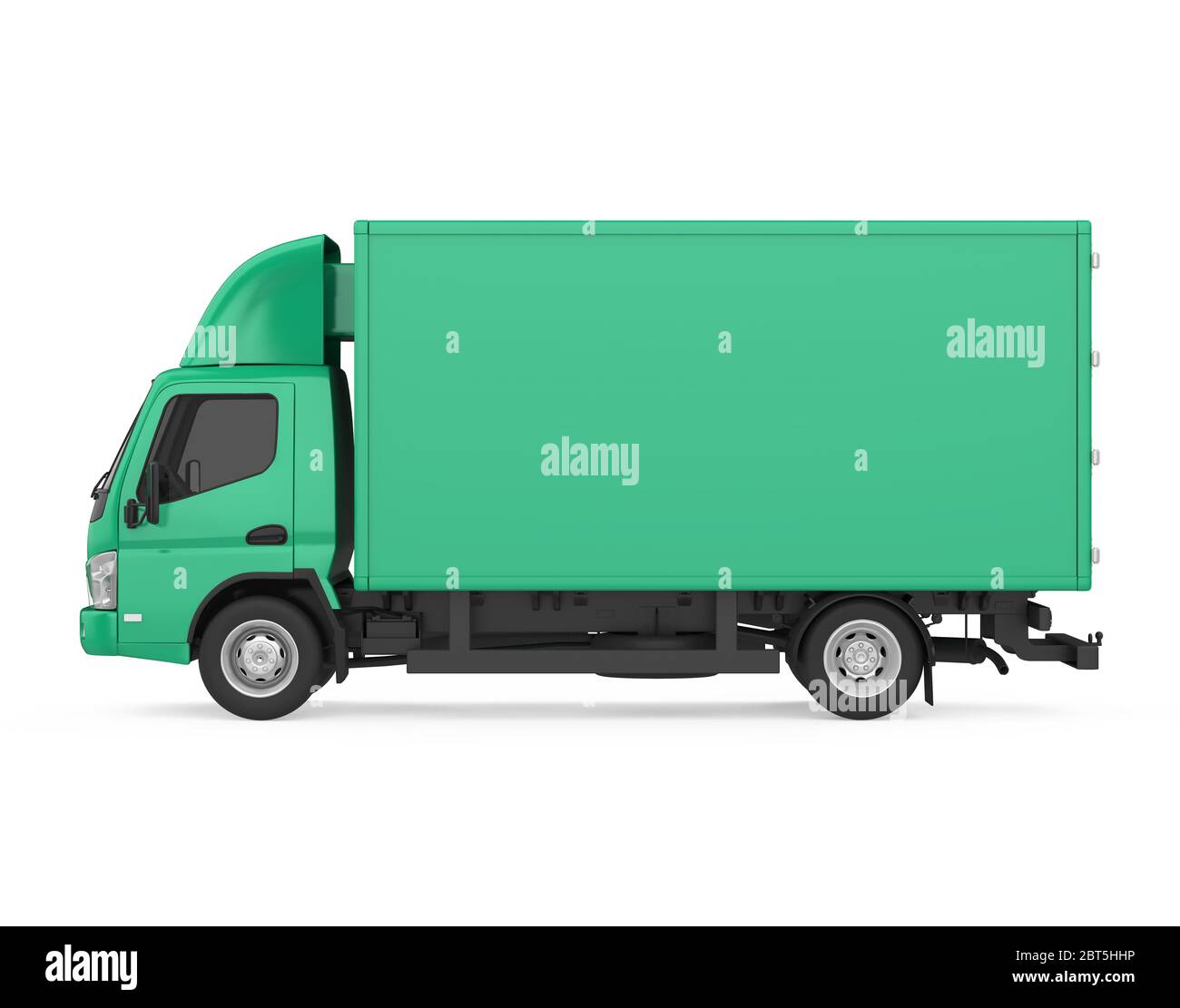 Lieferwagen, isoliert Stockfoto