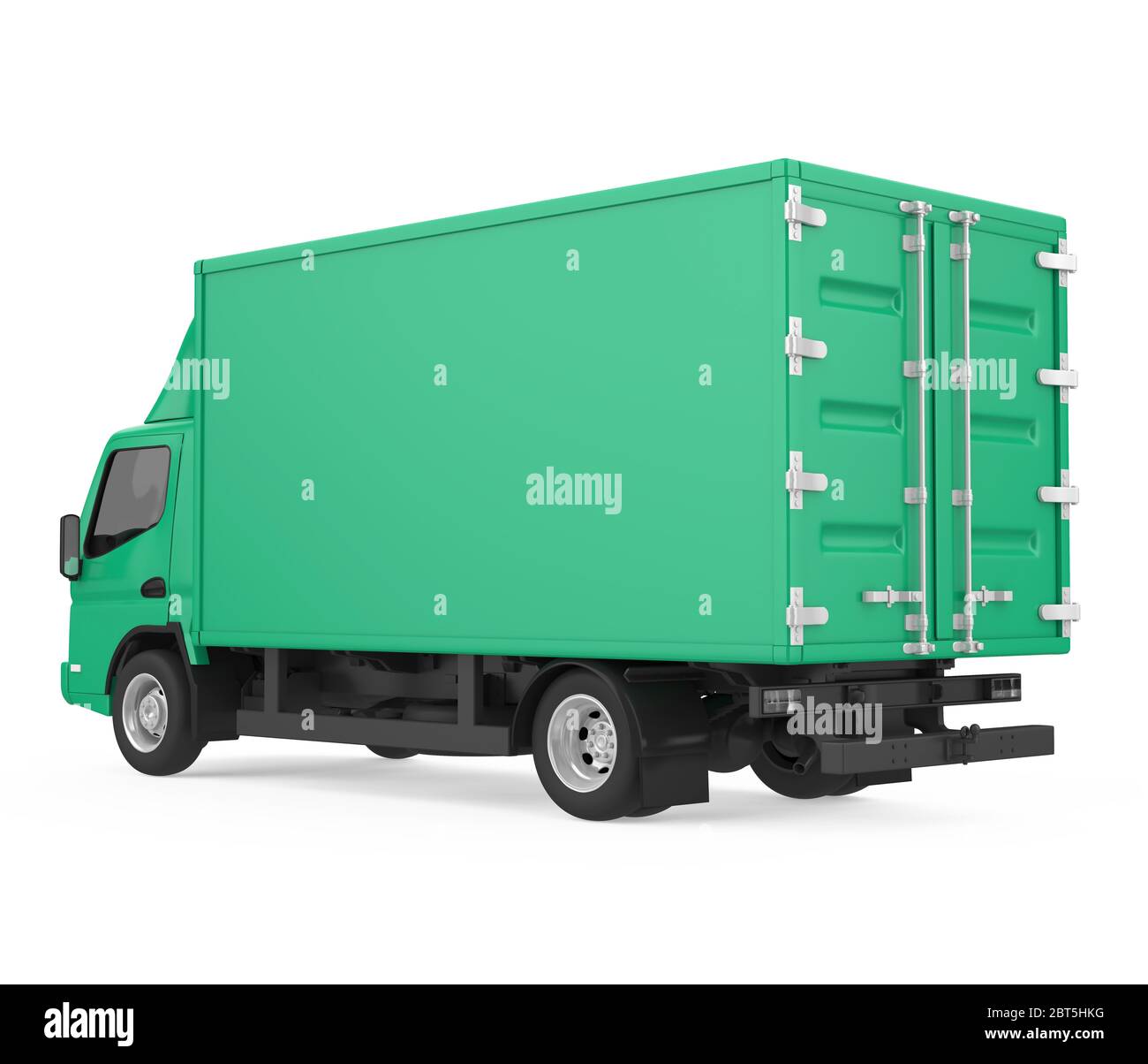 Lieferwagen, isoliert Stockfoto