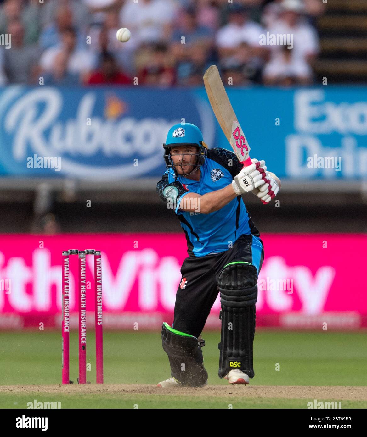 Riki Wessels im Finale der Vitality Blast am 21. September 2019 gegen die Essex Eagles um die Worcester Rapids Stockfoto