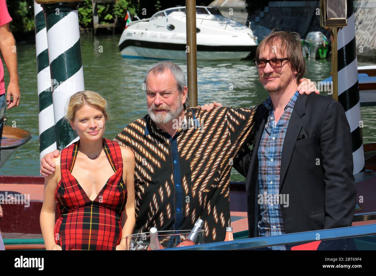 VENEDIG, ITALIEN - SEPTEMBER 02: Melanie Thierry, Terry Gilliam und David Thewlis besuchen Tag 6 des 70. Internationalen Filmfestivals von Venedig Stockfoto