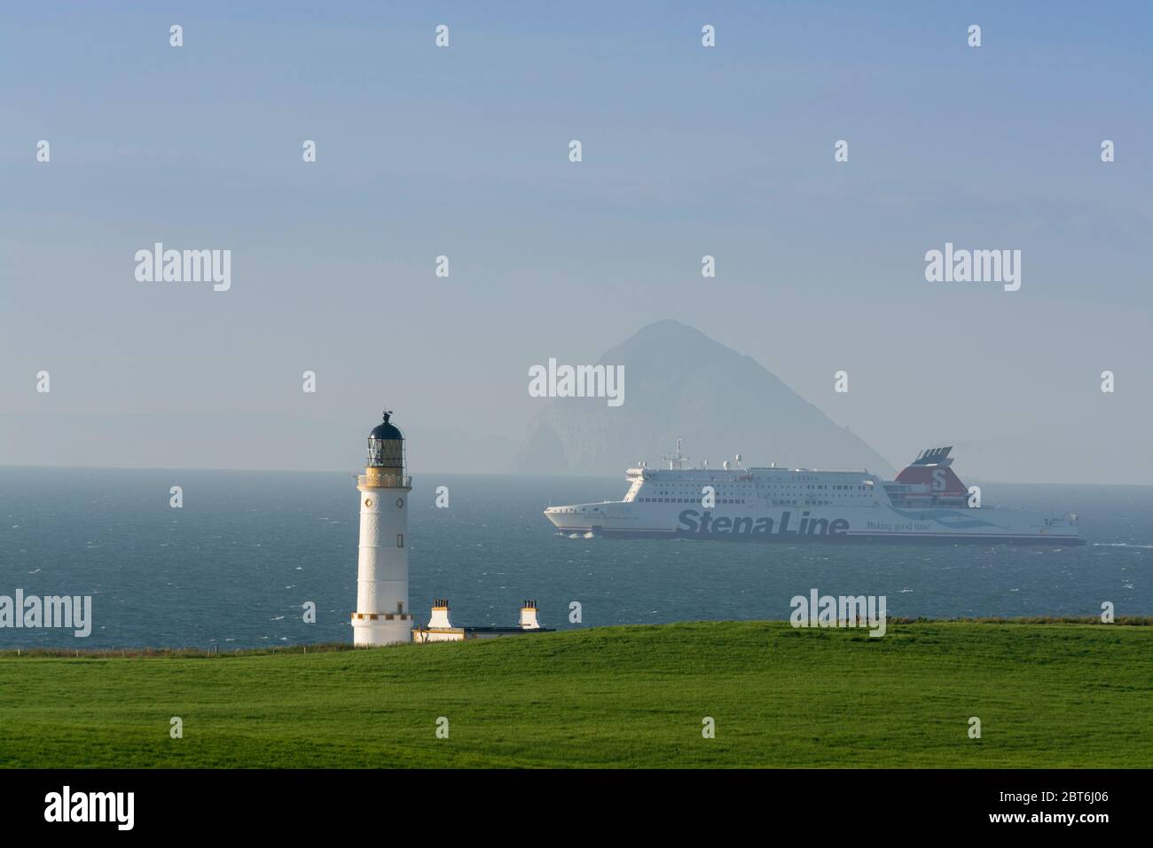 Corsewell Lighthouse, North Rhins of Galloway Stockfoto
