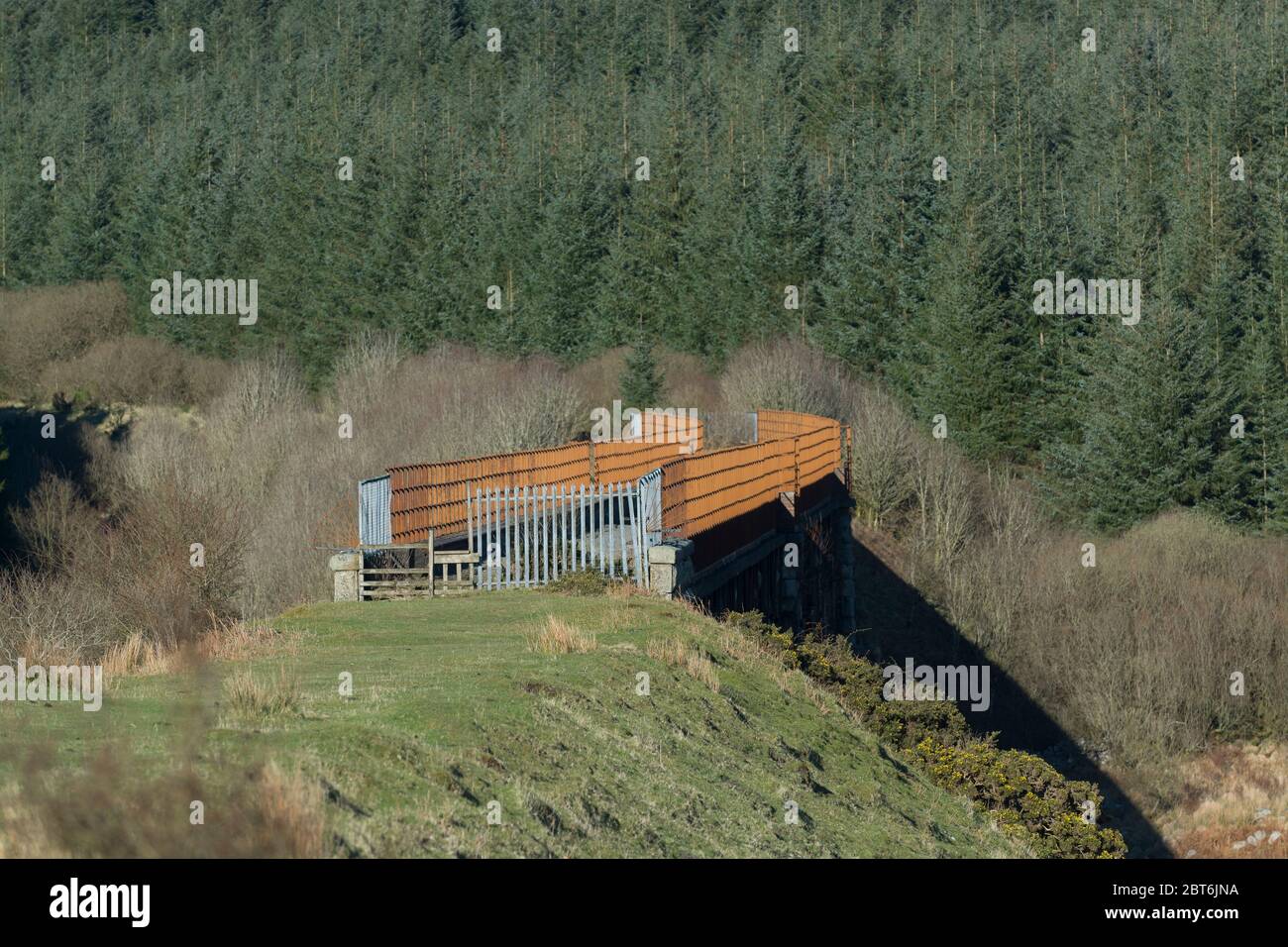 Fleet Viaduct, Torhaus der Flotte Stockfoto