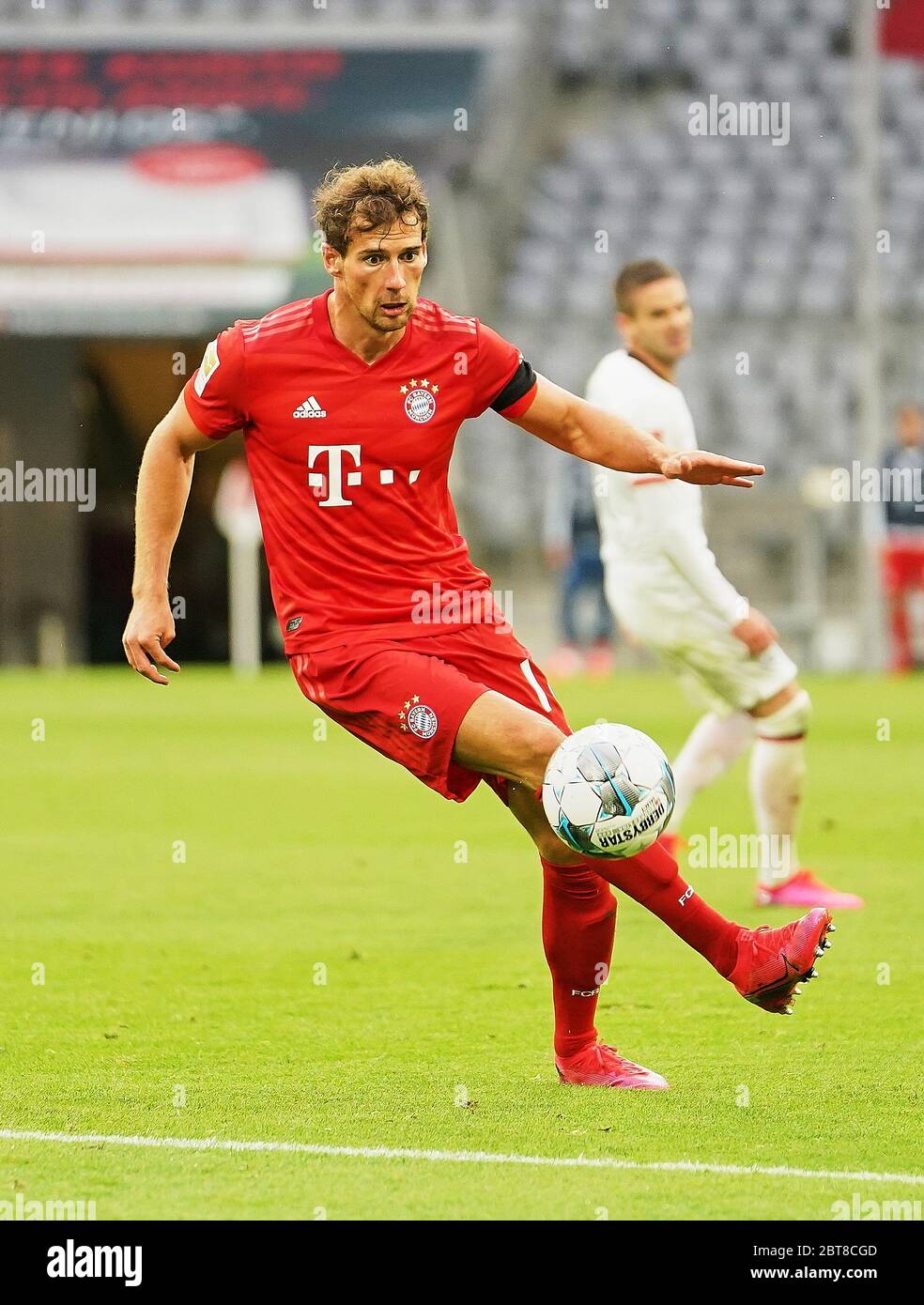 München, Deutschland, 23. Mai 2020, Leon GORETZKA, FCB 18 beim Spiel 1.Bundesliga FC BAYERN MÜNCHEN - EINTRACHT FRANKFURT 5-2 in der Saison 2019/2020 am 27.Spieltag. © Peter Schatz / Pool / Alamy Live News - DFL-BESTIMMUNGEN VERBIETEN DIE VERWENDUNG VON FOTOS als BILDSEQUENZEN und/oder QUASI-VIDEO - Nationale und internationale Nachrichtenagenturen DÜRFEN NUR redaktionell verwendet werden Stockfoto