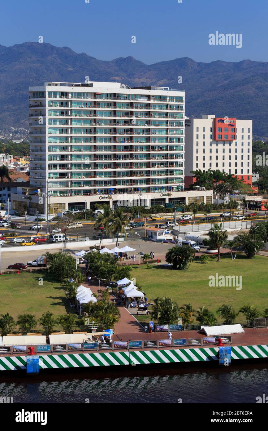 Casino, Marina District, Puerto Vallarta, Jalisco State, Mexiko Stockfoto