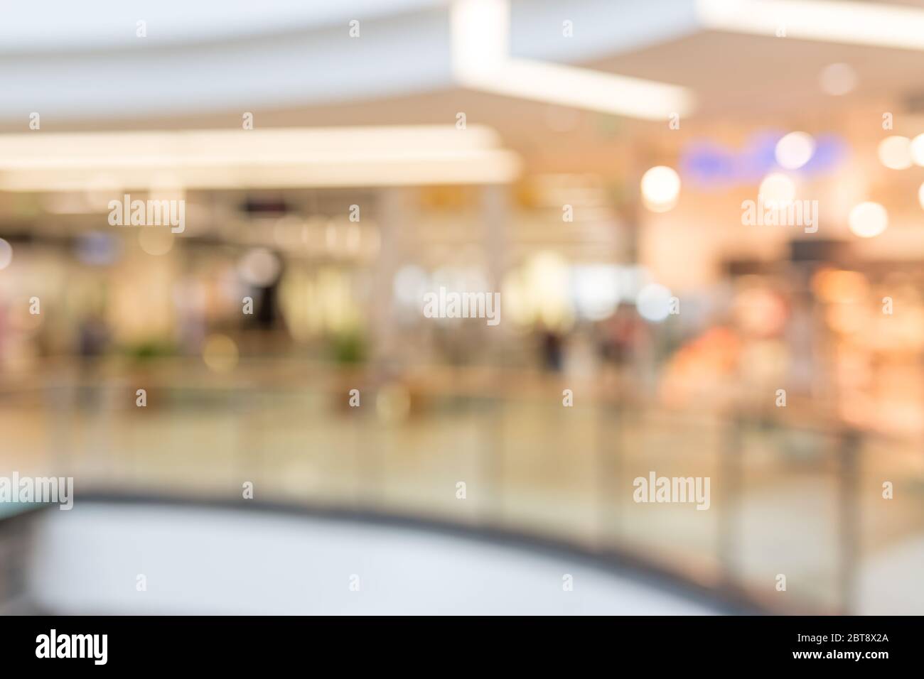 Abstrakt verschwommen von Kaufhaus oder Einkaufszentrum Mall verschwommen Hintergrund Nutzung Stockfoto