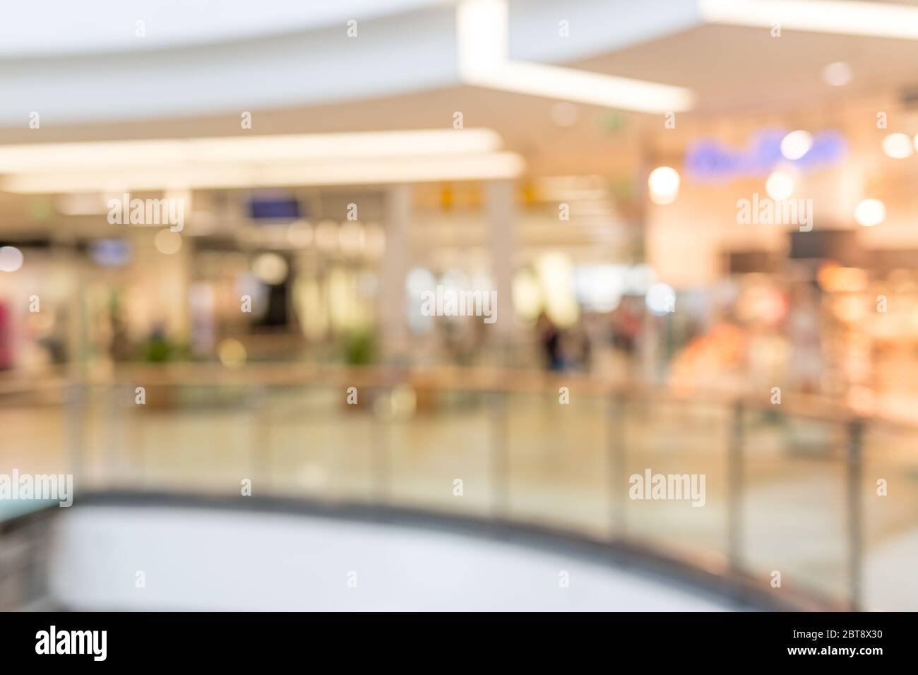Abstrakt verschwommen von Kaufhaus oder Einkaufszentrum Mall verschwommen Hintergrund Nutzung Stockfoto