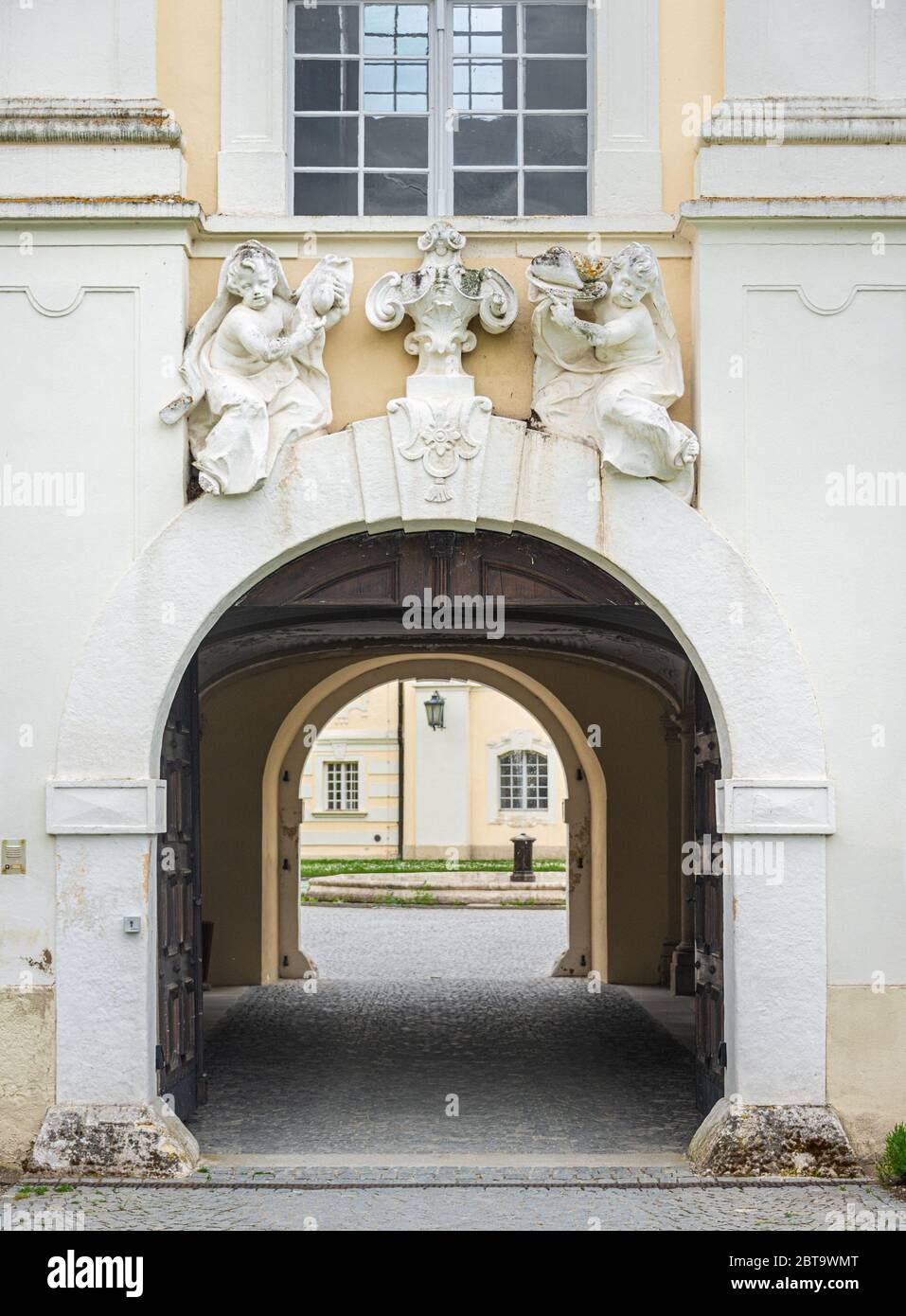 Altenburg barocke Klosteranlage (Stift Altenburg), Waldviertel, Niederösterreich Stockfoto