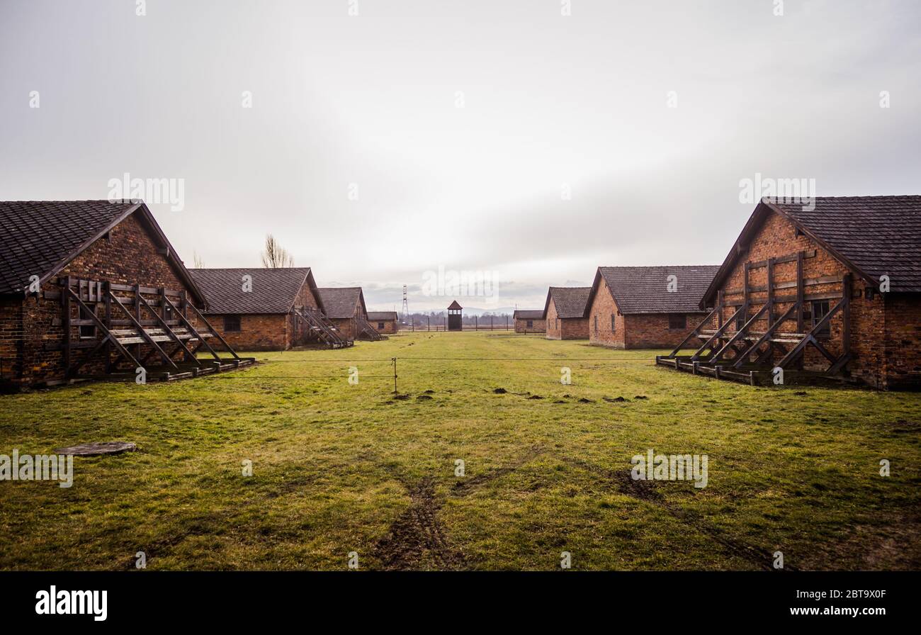 Auschwitz-Birkenau Stockfoto