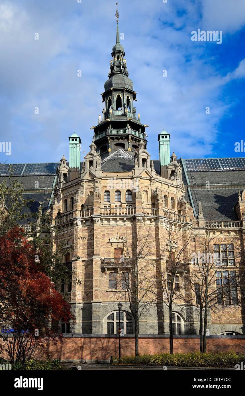 Die Rückseite des Nordischen Museums Stockfoto