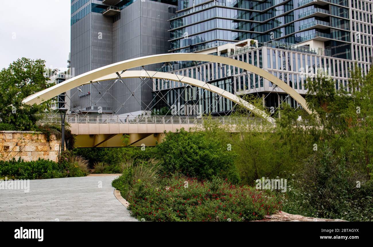 Butterfly Bridge in Austin, Texas Stockfoto