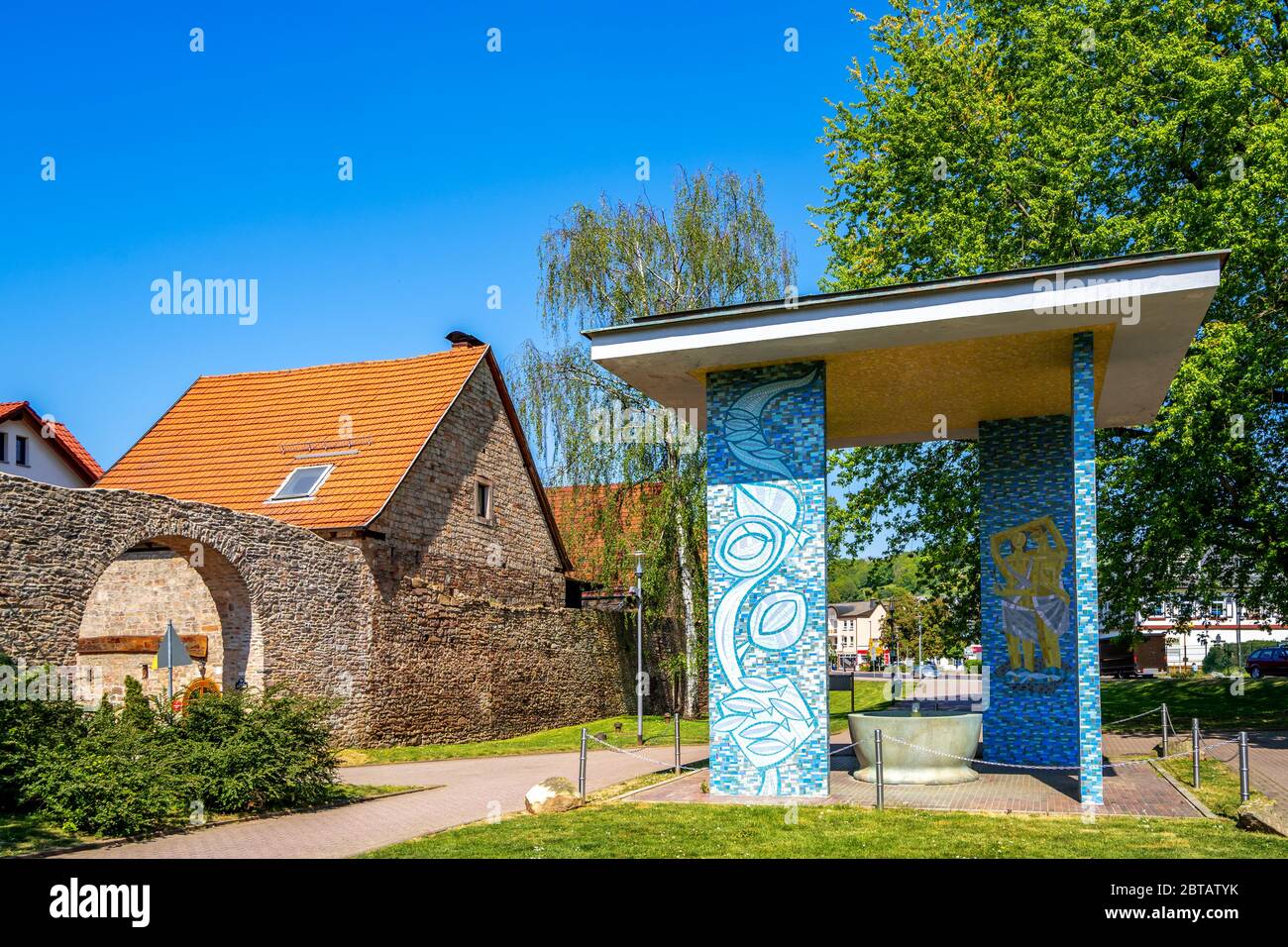Brunnen, Bad Orb, Deutschland Stockfoto