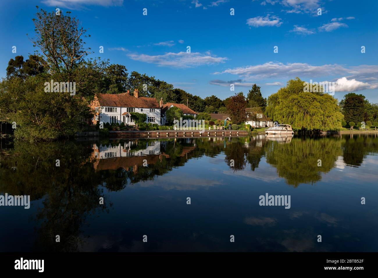 Hambledon Lock; Henley on Thames; Oxfordshire; Großbritannien Stockfoto