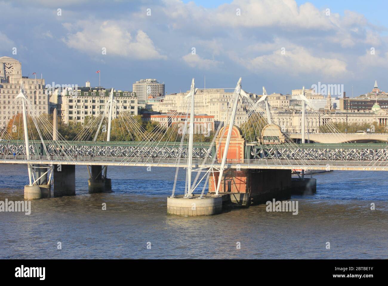 London Eye in London, England, Vereinigtes Königreich Stockfoto