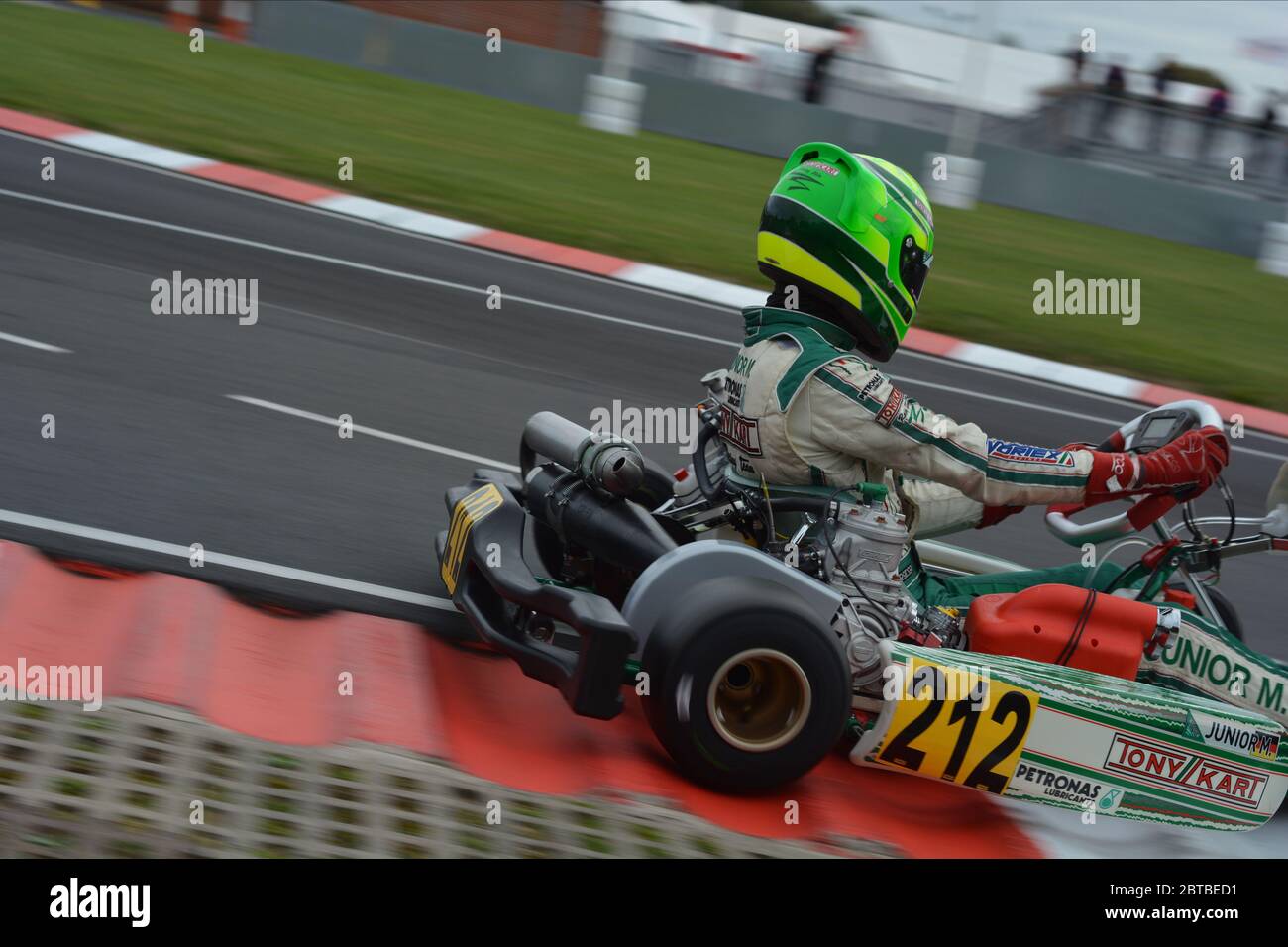 Michael Schumachers Sohn Mick Schumacher Kart-Karriere. Stockfoto