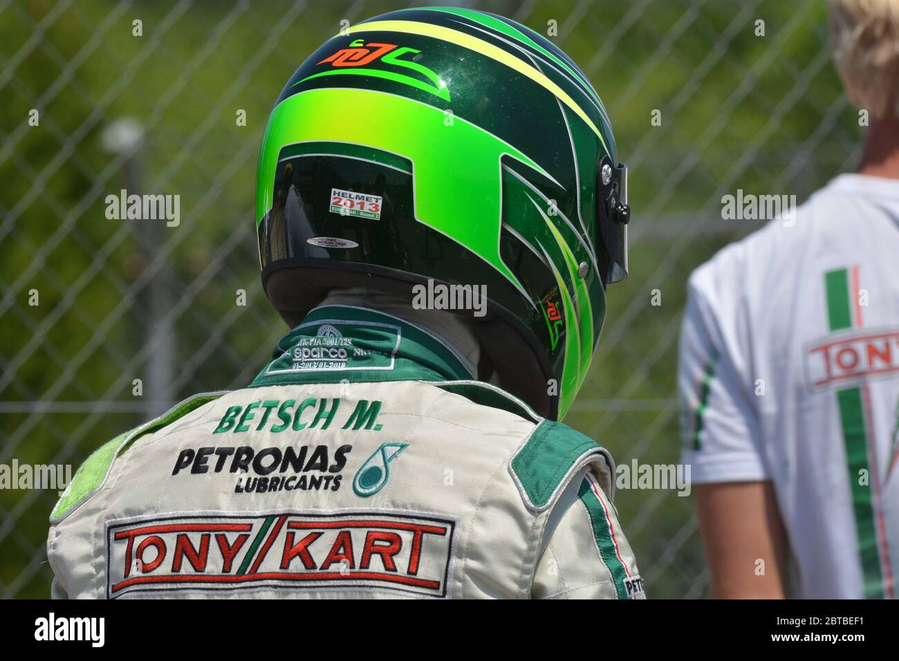 Michael Schumachers Sohn Mick Schumacher Kart-Karriere. Stockfoto