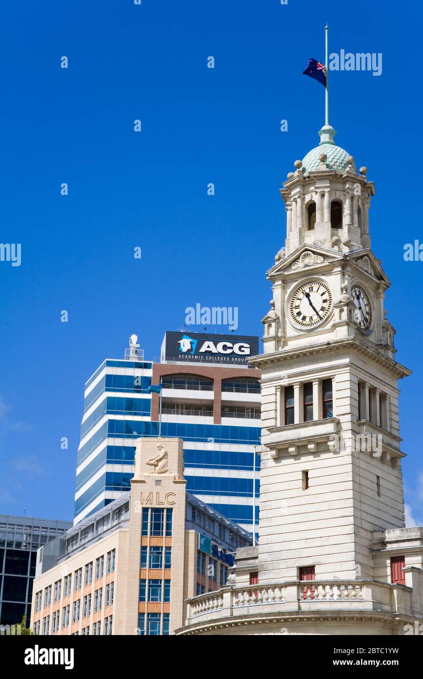 Rathaus, Central Business District, Auckland, North Island, Neuseeland Stockfoto