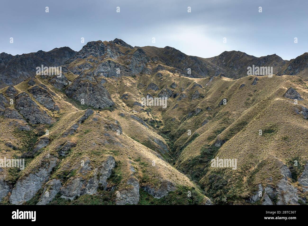 Motatapu Track, Harris Mountains, Neuseeland, März 2020 Stockfoto