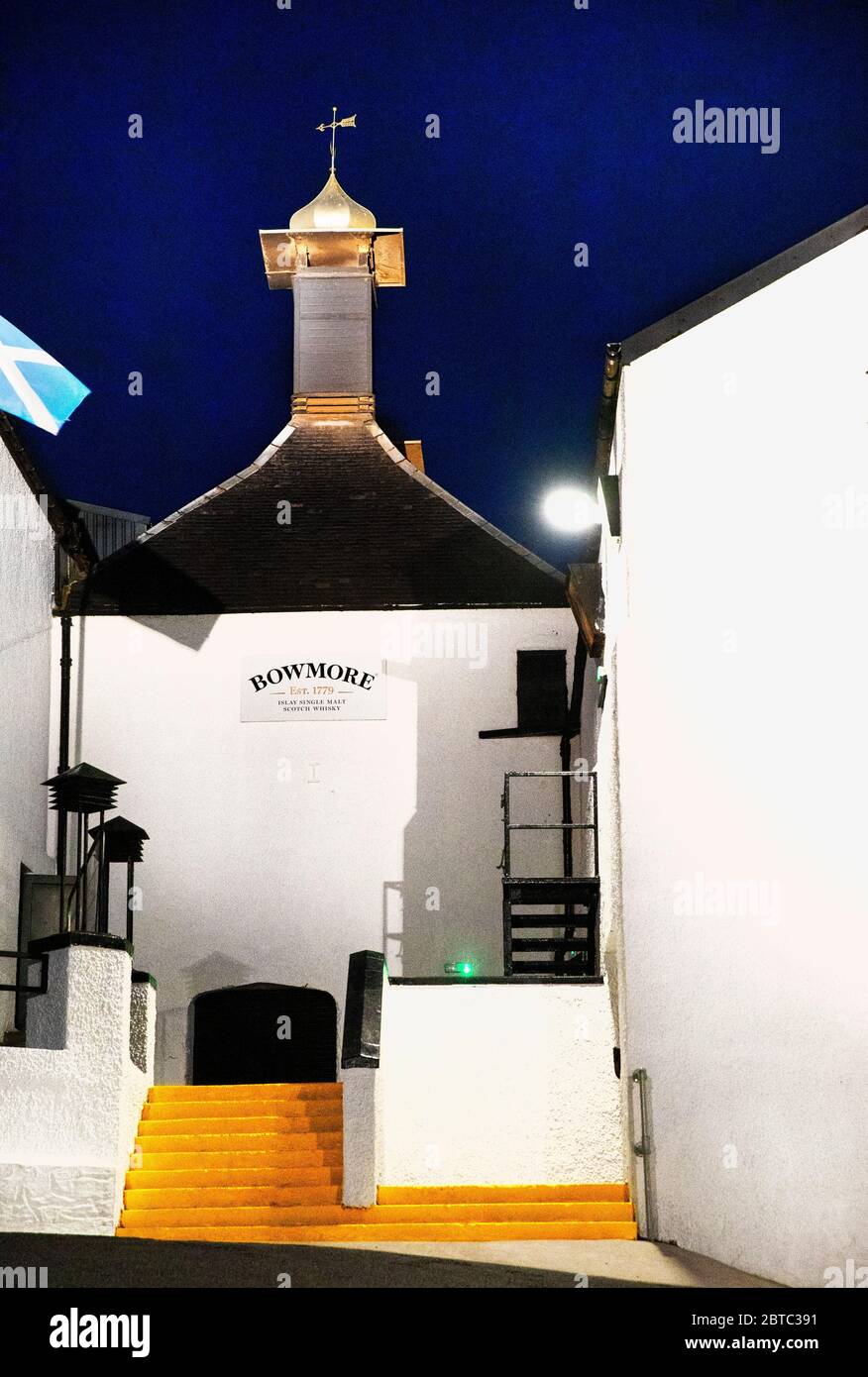 Bowmore Whisky Distillery, Isle of Islay, Inner Hebridies, Schottland. Stockfoto