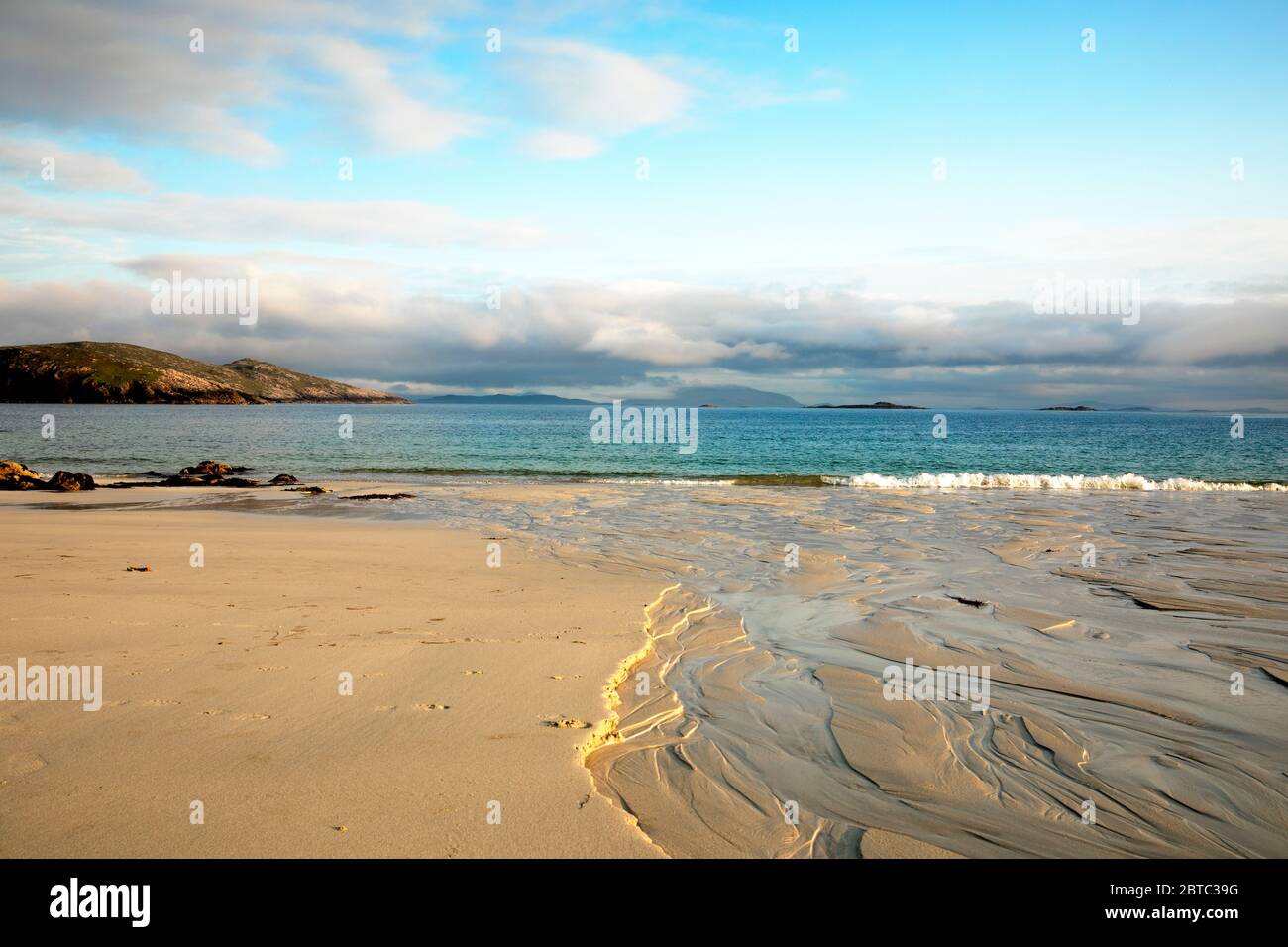 Hushinish Beach, Isle of Harris, Äußere Hebriden, Schottland. Stockfoto