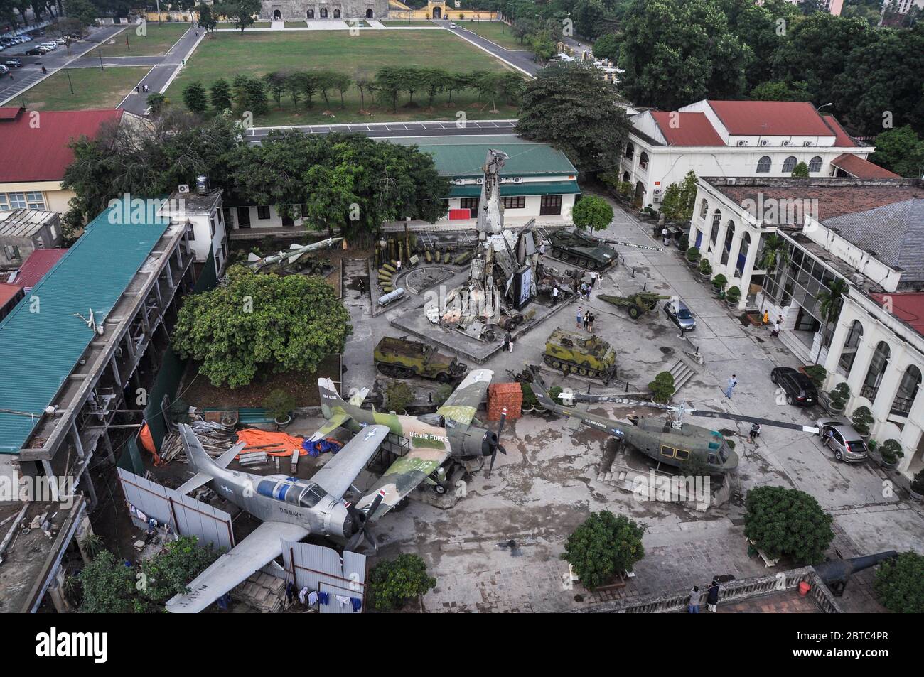 Das Vietnam Military History Museum, Hanoi Stockfoto