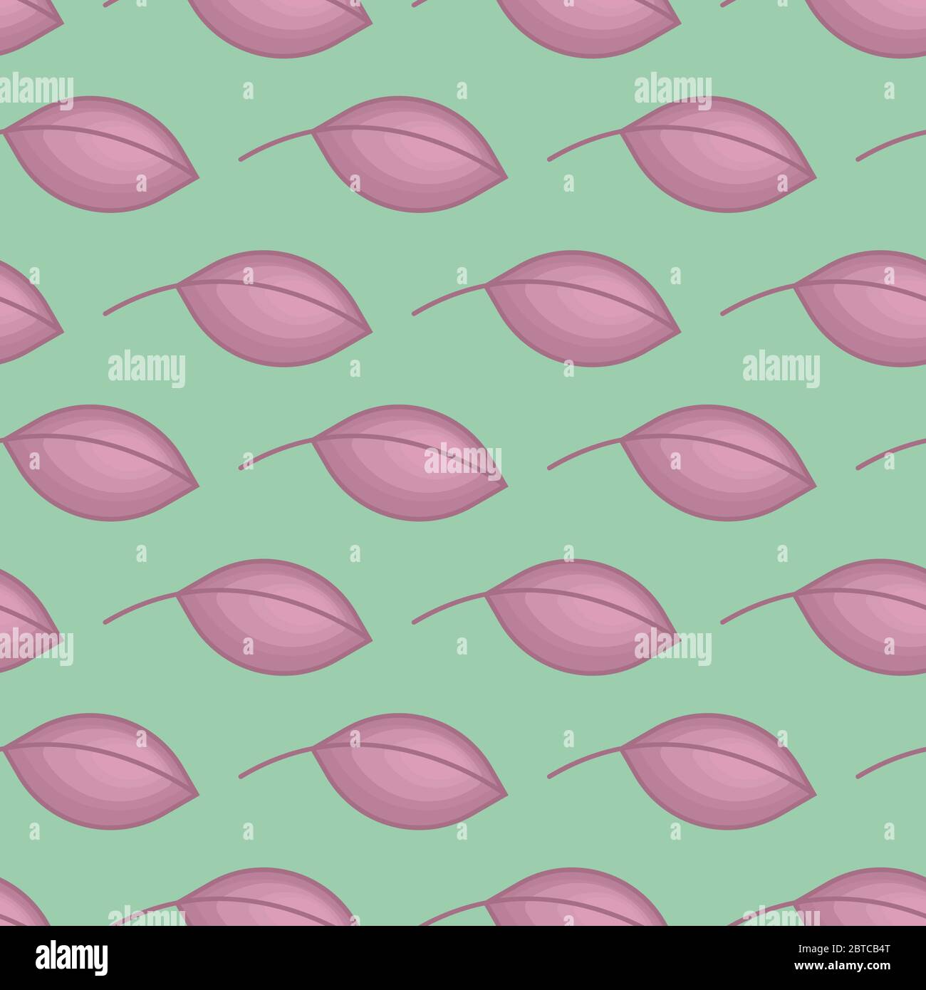 Blätter Muster , Illustration, Vektor auf weißem Hintergrund Stock Vektor