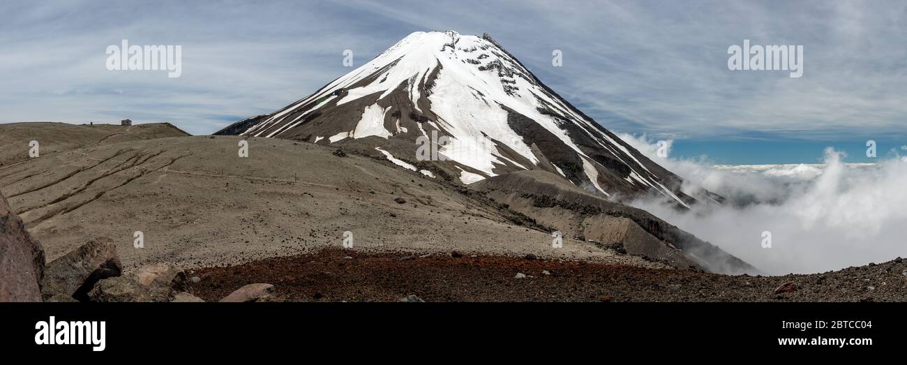 Taranaki Maunga, Nordinsel, Neuseeland Stockfoto