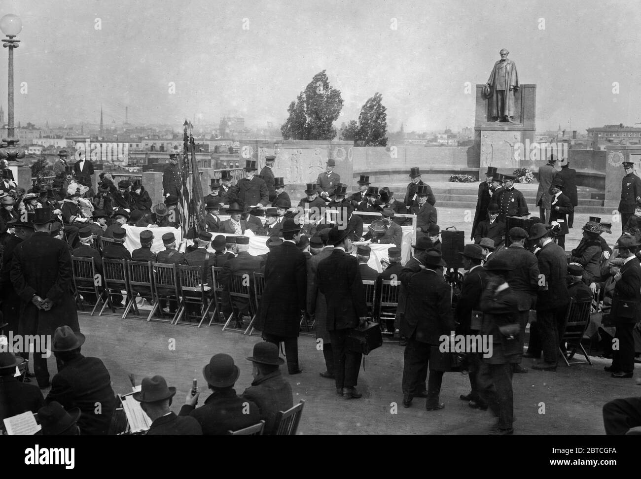 Carl Schurz Skulpturen enthüllen Ca. 1910-1915 Stockfoto