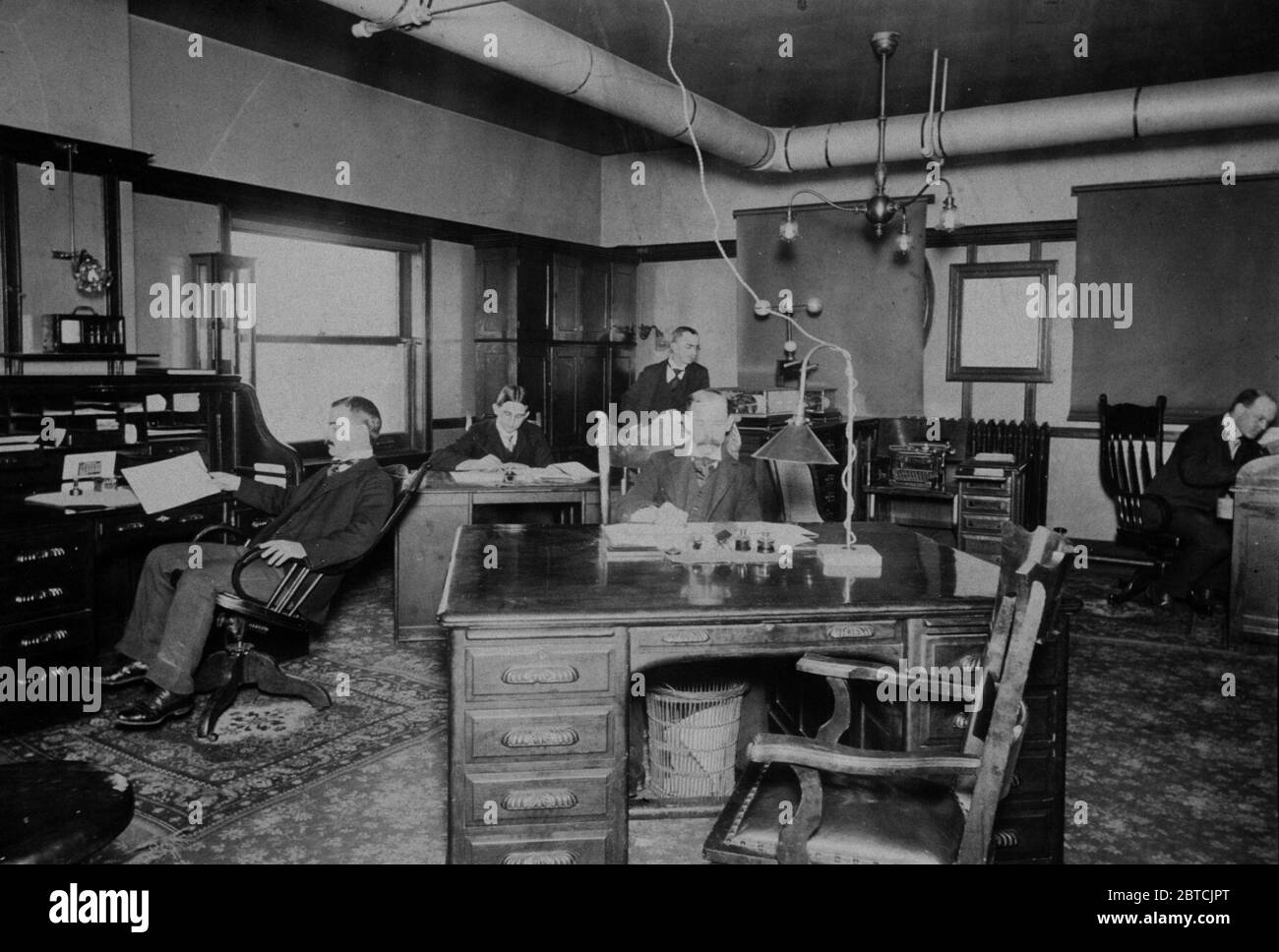 Das örtliche Wettervorhersage-Büro in Buffalo, New York Ca. 1899 Stockfoto