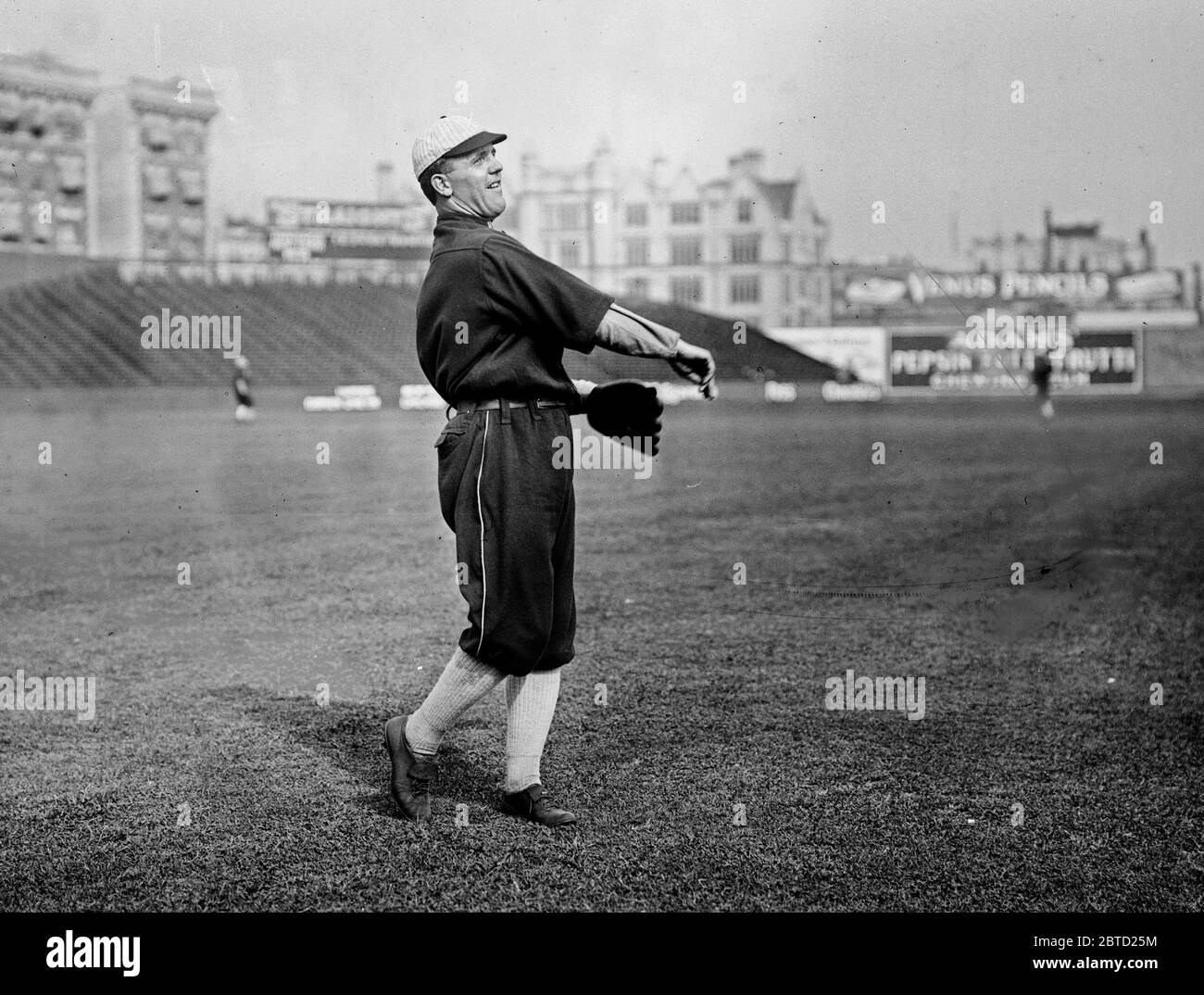 Eddie Cicotte, Chicago AL, im Hilltop Park, NY Ca. 1912 Stockfoto