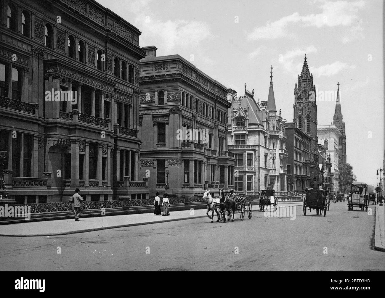 Fifth Avenue 50 - First Street, New York City Stockfoto