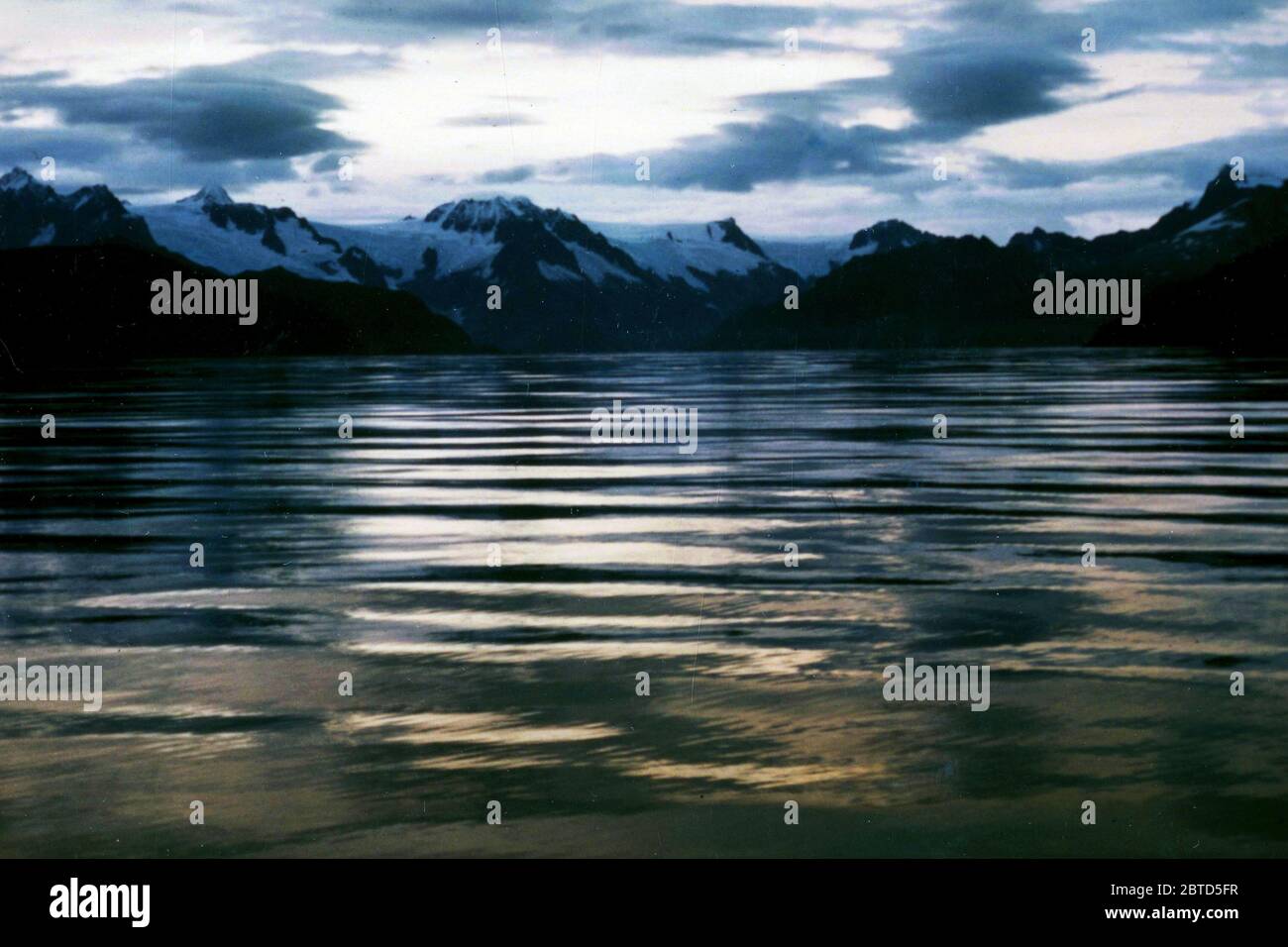 9/6/1972 - Harris Bay, Alaska Kenai Fjords Stockfoto