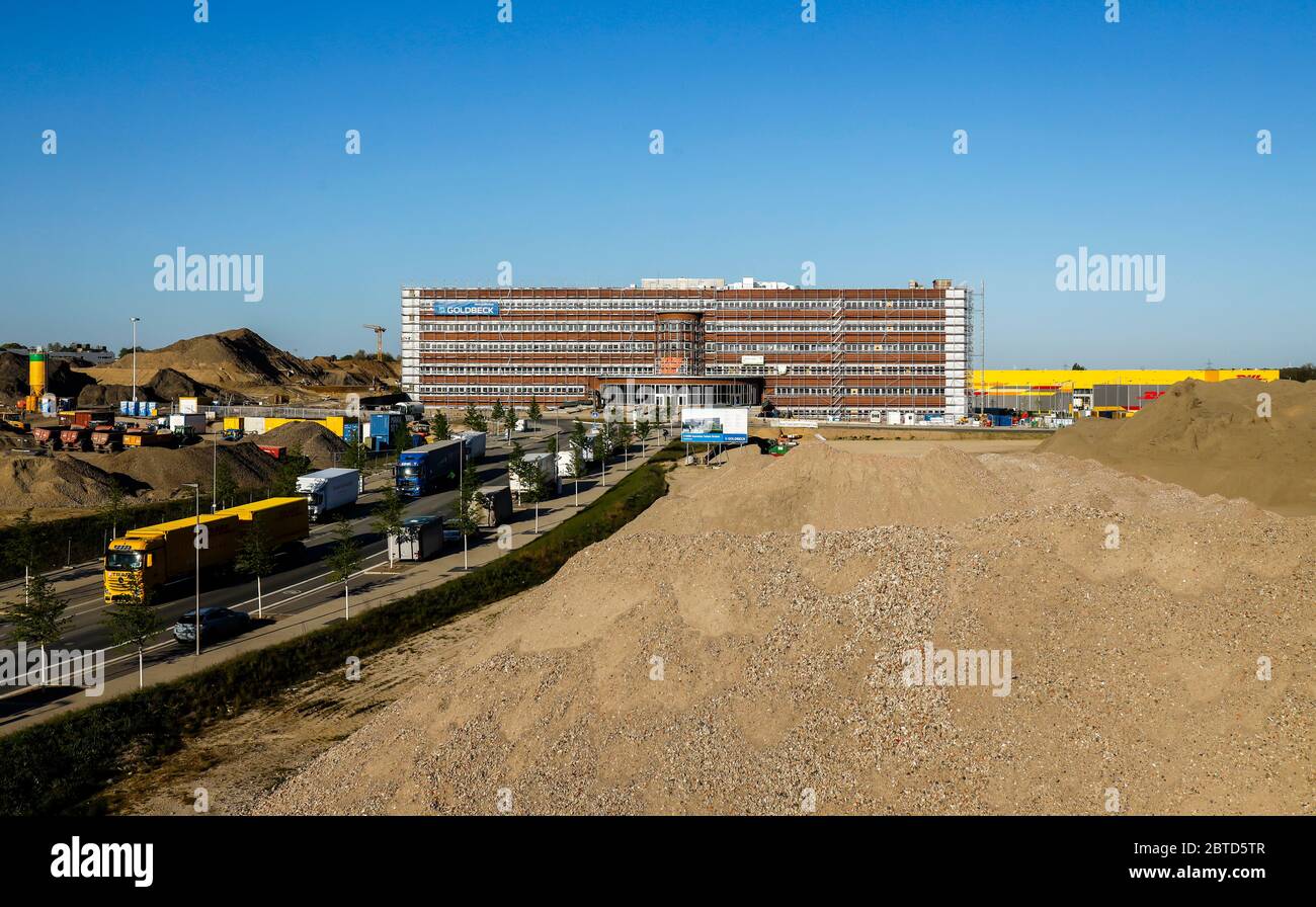 Bochum, Ruhrgebiet, Nordrhein-Westfalen, Deutschland - Mark 51 7, Konversion des ehemaligen Opel Werks Bochum Gelaendes, das Opel-Verwaltungsgebäude w Stockfoto