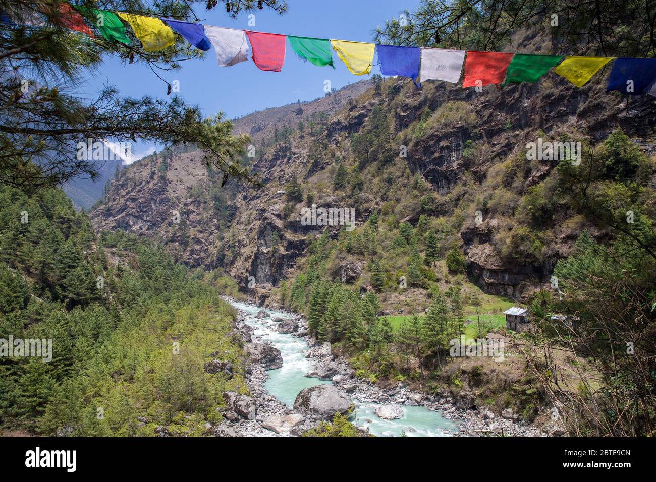 Everest Base Camp Trek Stockfoto