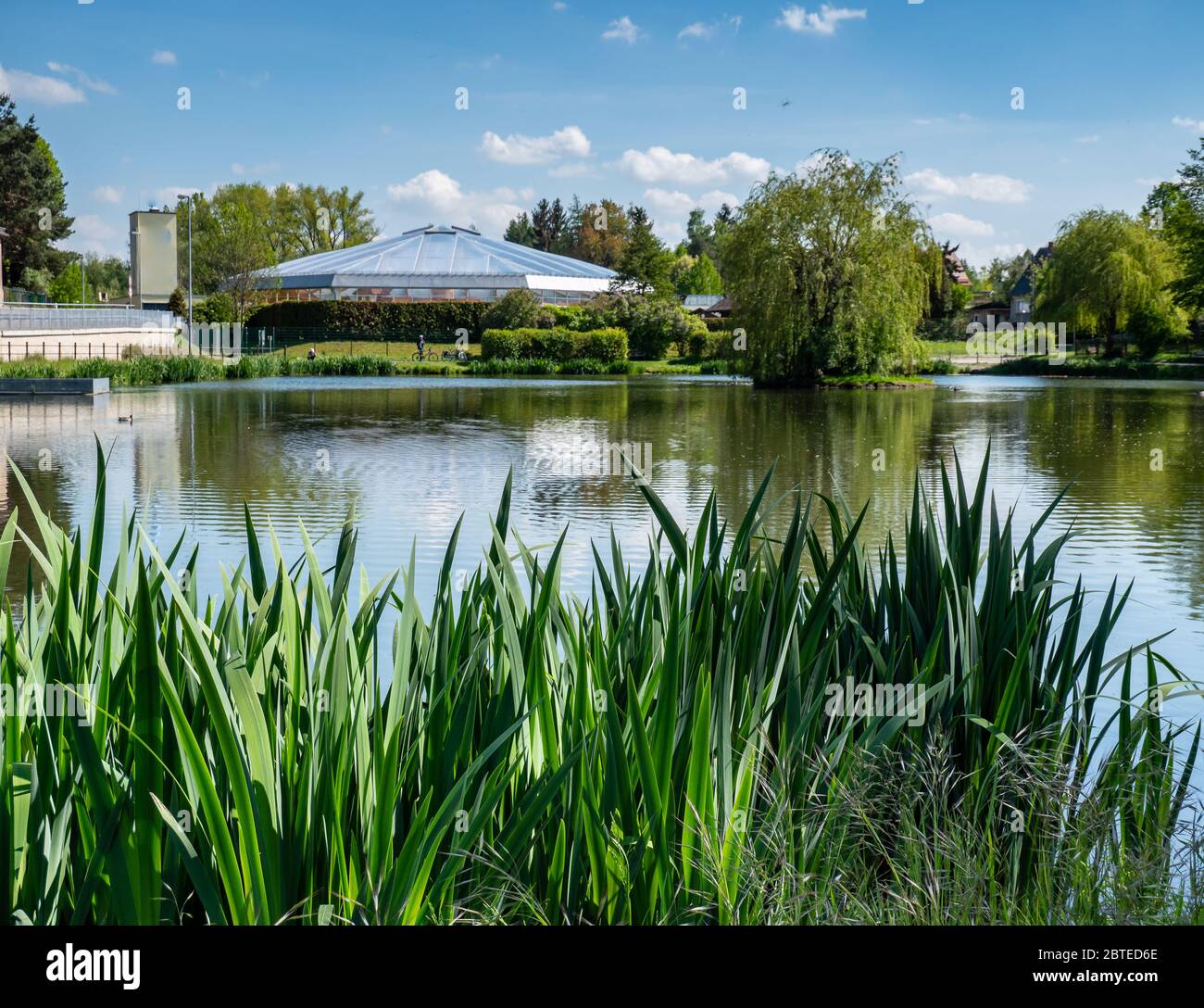Blick auf die Therme in Bad Klosterlausnitz Thüringen Stockfoto
