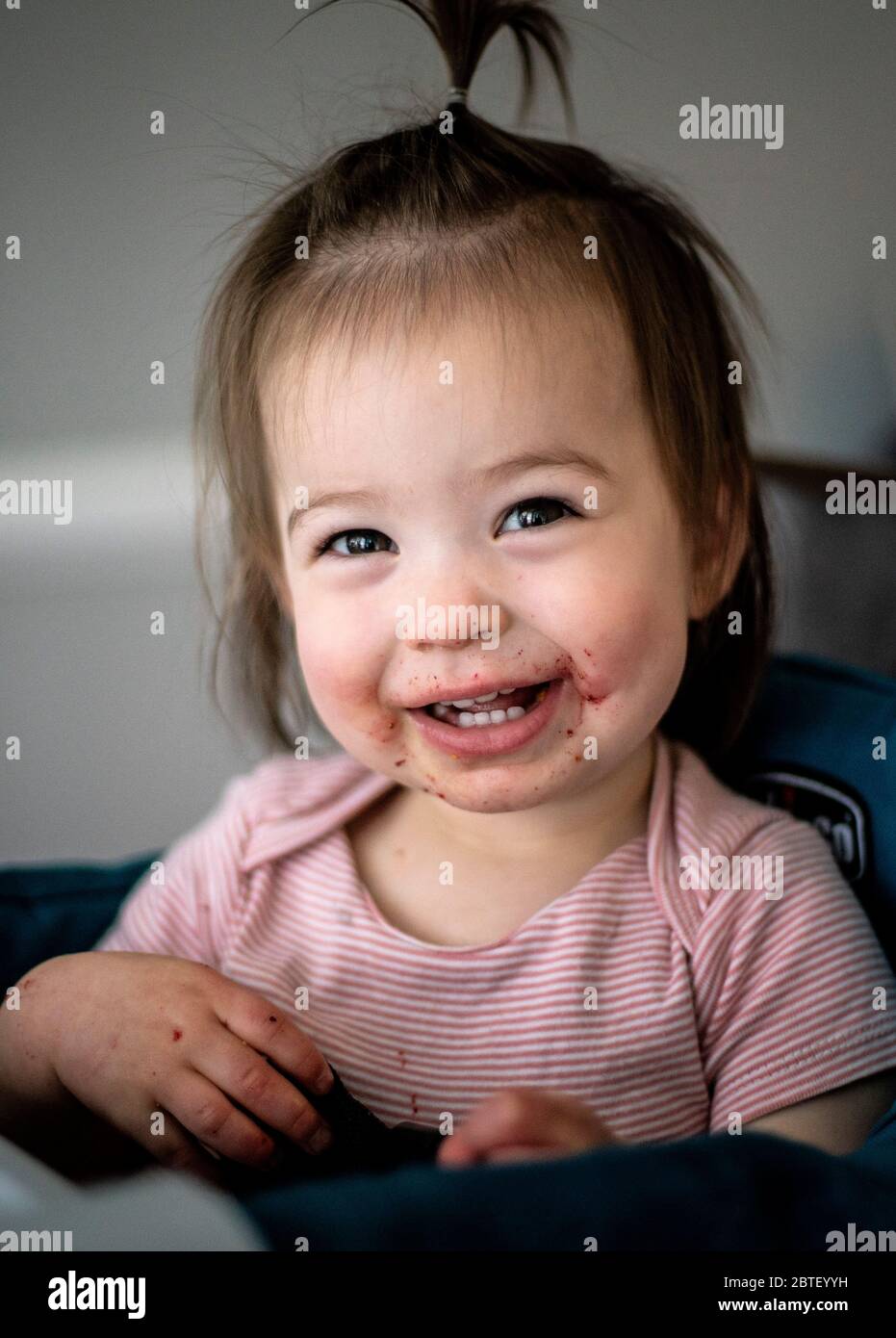 Glückliches Mädchen Stockfoto