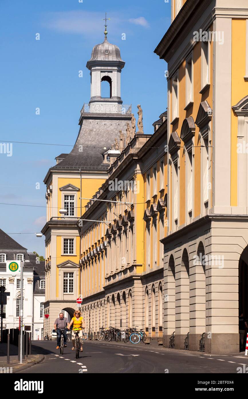 Die Universität, Fassade am Hof, Bonn, Nordrhein-Westfalen, Deutschland ...