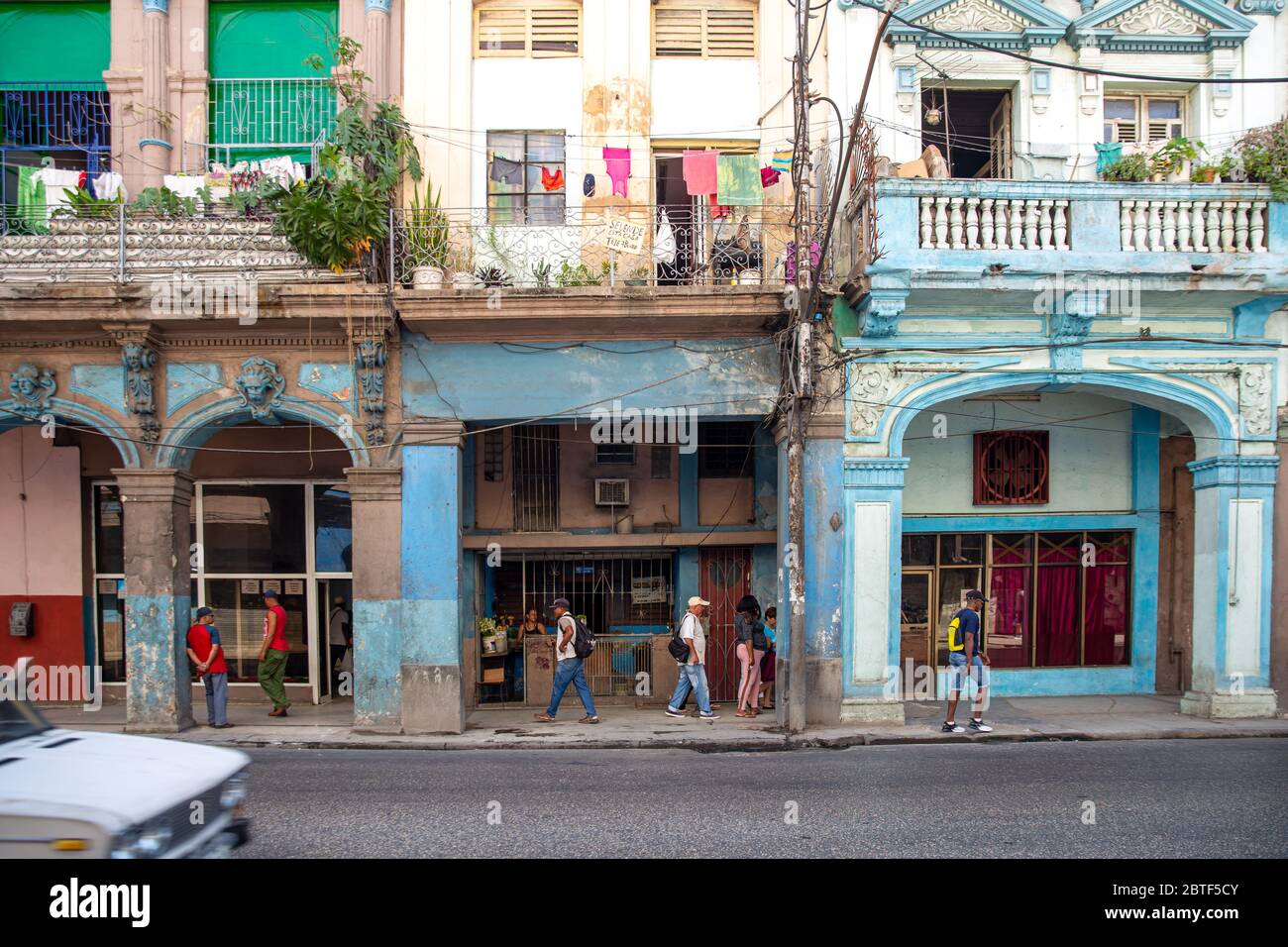Straßen von Havanna, Kuba Stockfoto