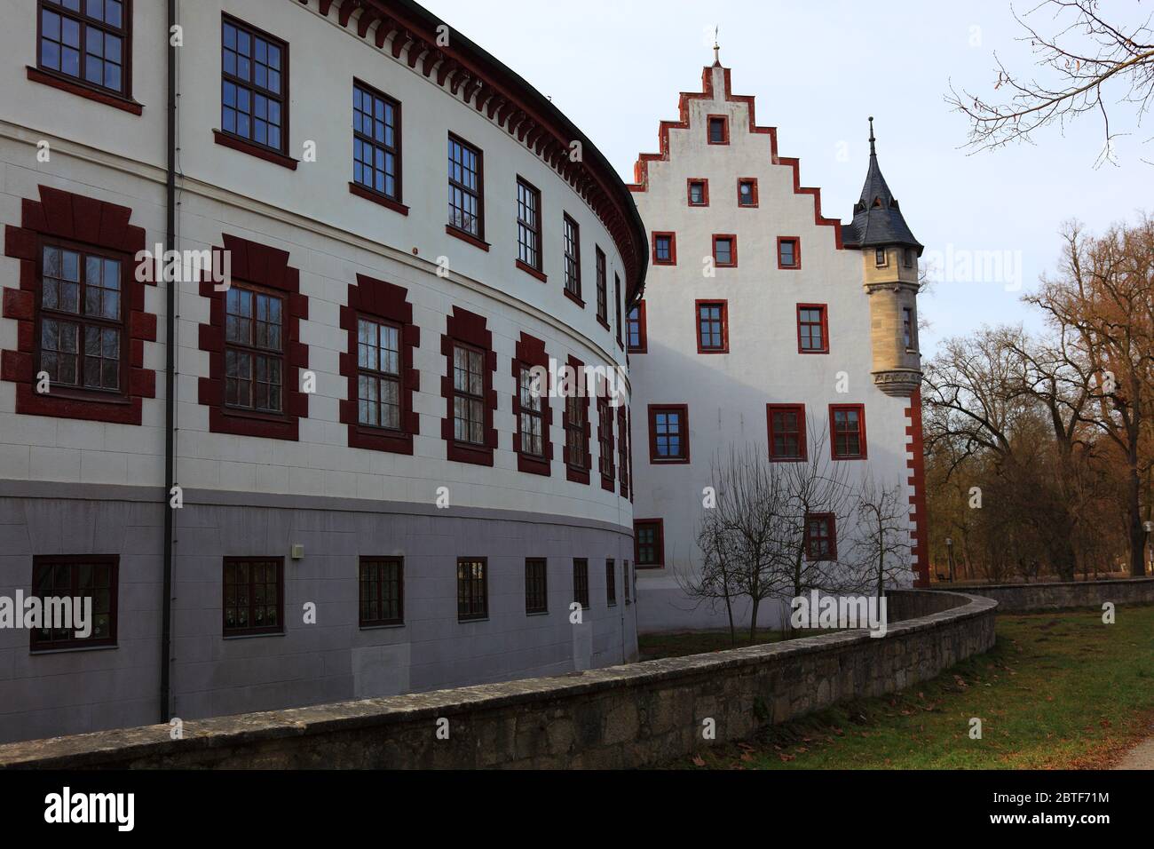 Schloss Elisabeth Schloss, Meiningen, Thüringen, Deutschland / Schloss Elisabethenburg, Meiningen, Thüringen, Deutschland Stockfoto