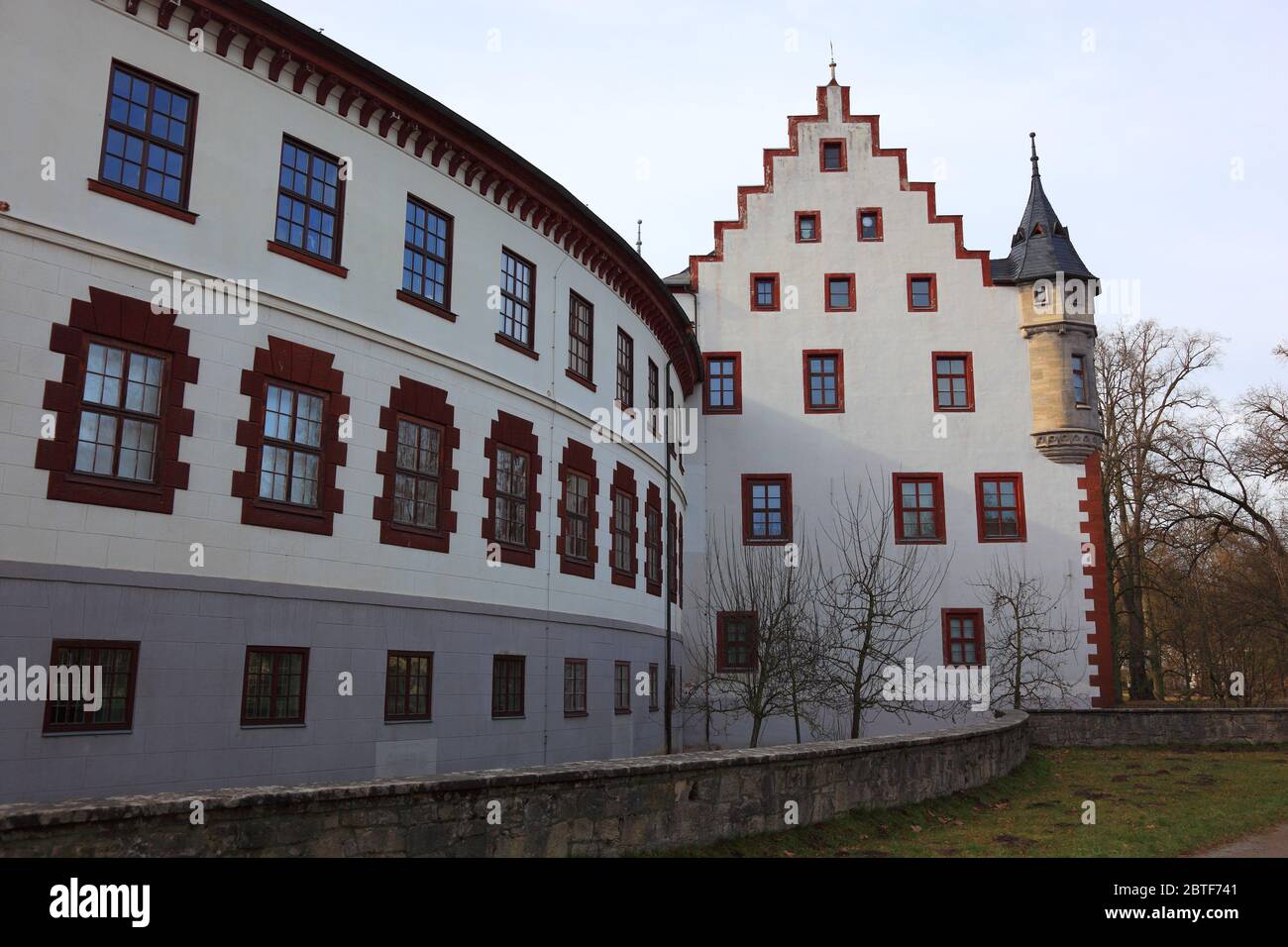 Schloss Elisabeth Schloss, Meiningen, Thüringen, Deutschland / Schloss Elisabethenburg, Meiningen, Thüringen, Deutschland Stockfoto